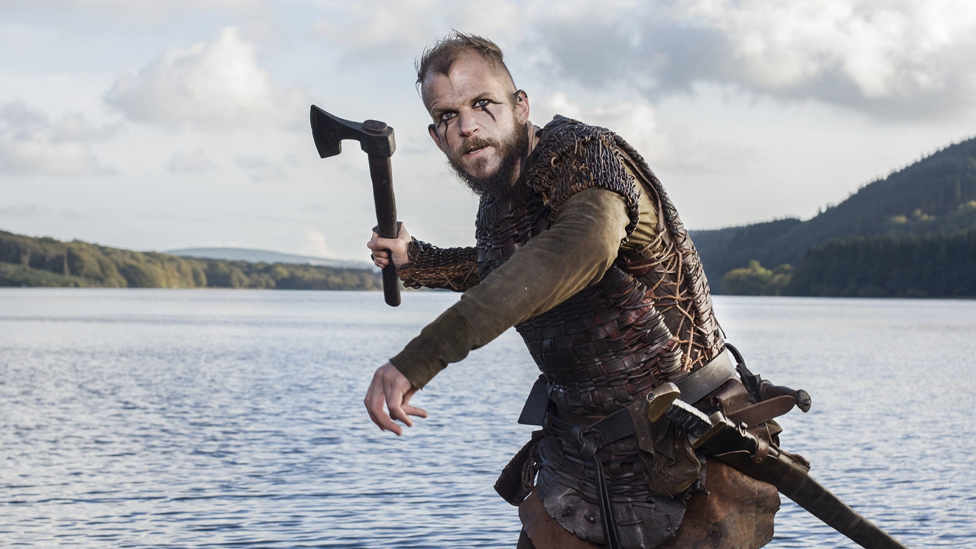 1080P, Gustaf Skarsgard, Vikings, TV Show, HD Wallpaper