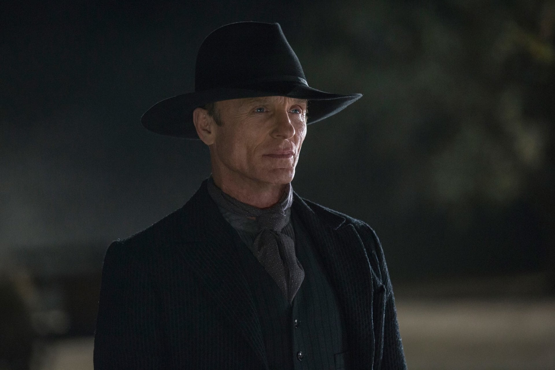human face, emotion, black color, 1080P, Westworld, serious, males, portrait, adult, hat, headshot, men, looking at camera, lifestyles, looking, TV Show, HD Wallpaper