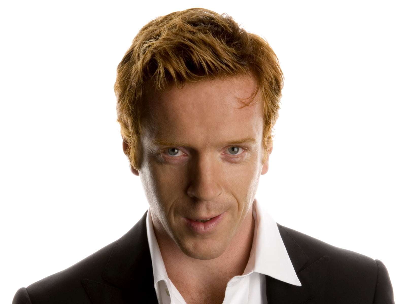 isolated On White, black, indoors, damian lewis, copy space, 720P, men, male Beauty, front view, isolated, s, beautiful, smiling, manager, business People, HD Wallpaper