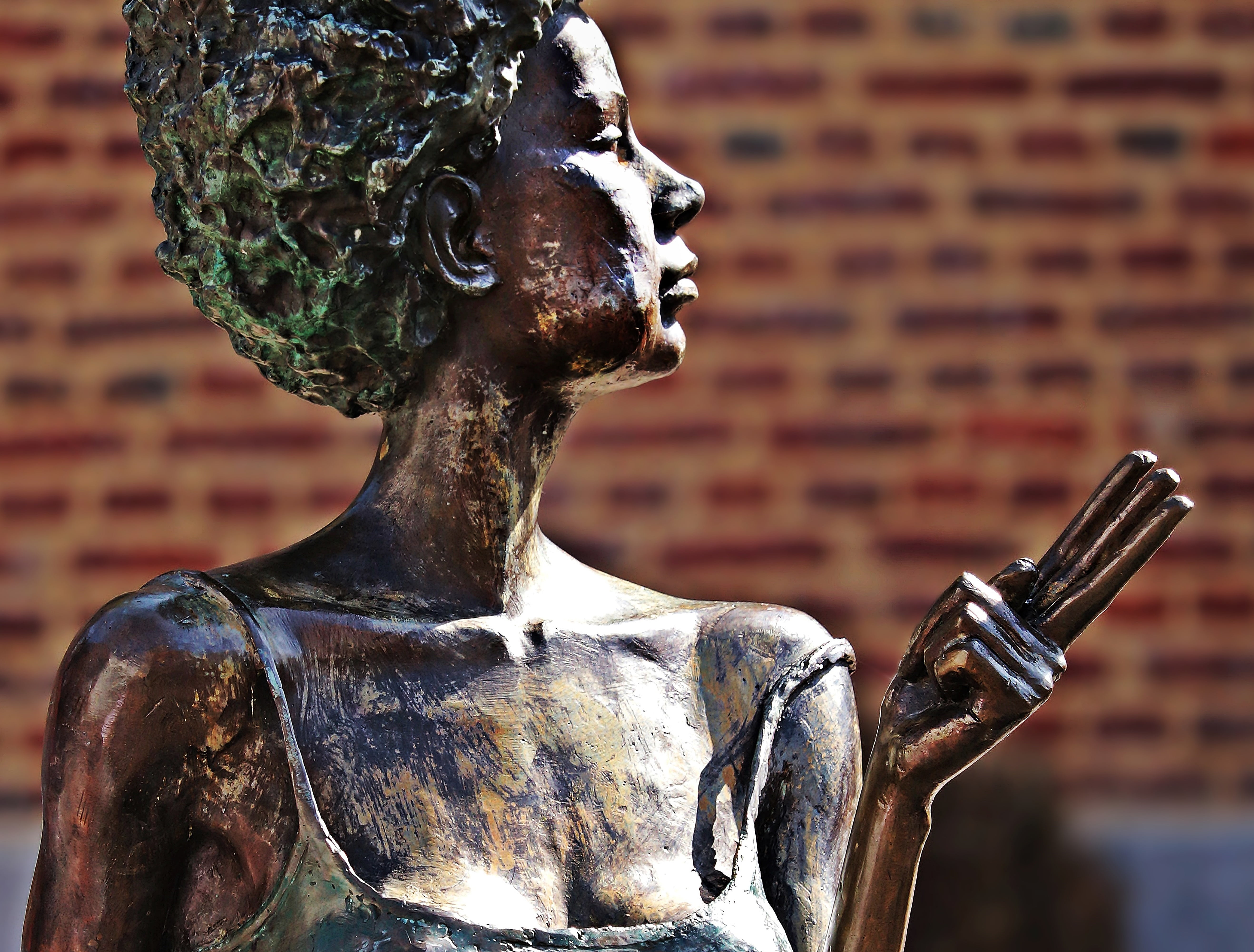 spirituality, human representation, seven, bronze sculpture, angel, strap, art, built structure, statue, focus on foreground, craft, artwork, young adult, HD Wallpaper