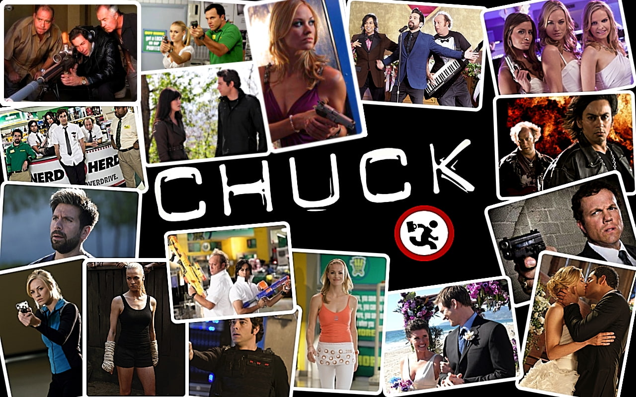 720P, levi, zachary, baldwin, chuck, x, yvonne, adam, entertainment, series, art, hd, tv, Yvonne Strahovski, strahovski, HD Wallpaper