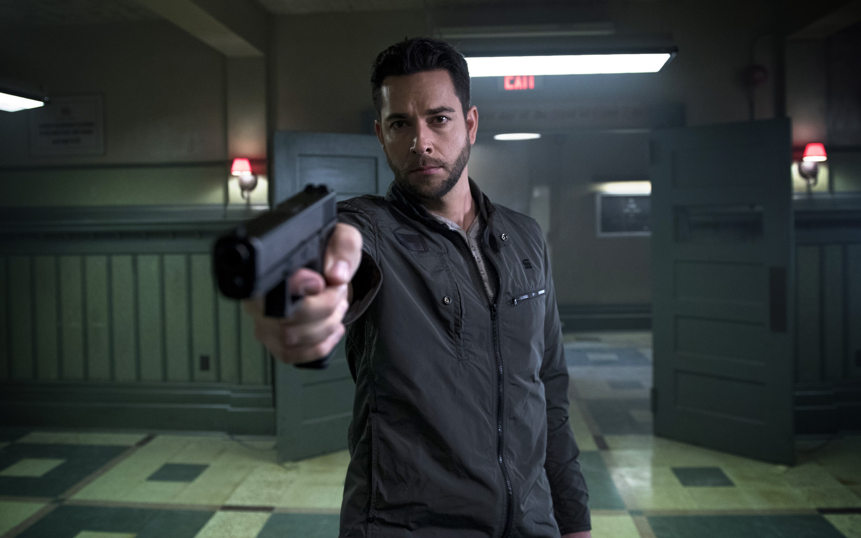 scene, Zachary Levi, reborn, actor, collins, heroes reborn, heroes, luke, 2K, HD Wallpaper