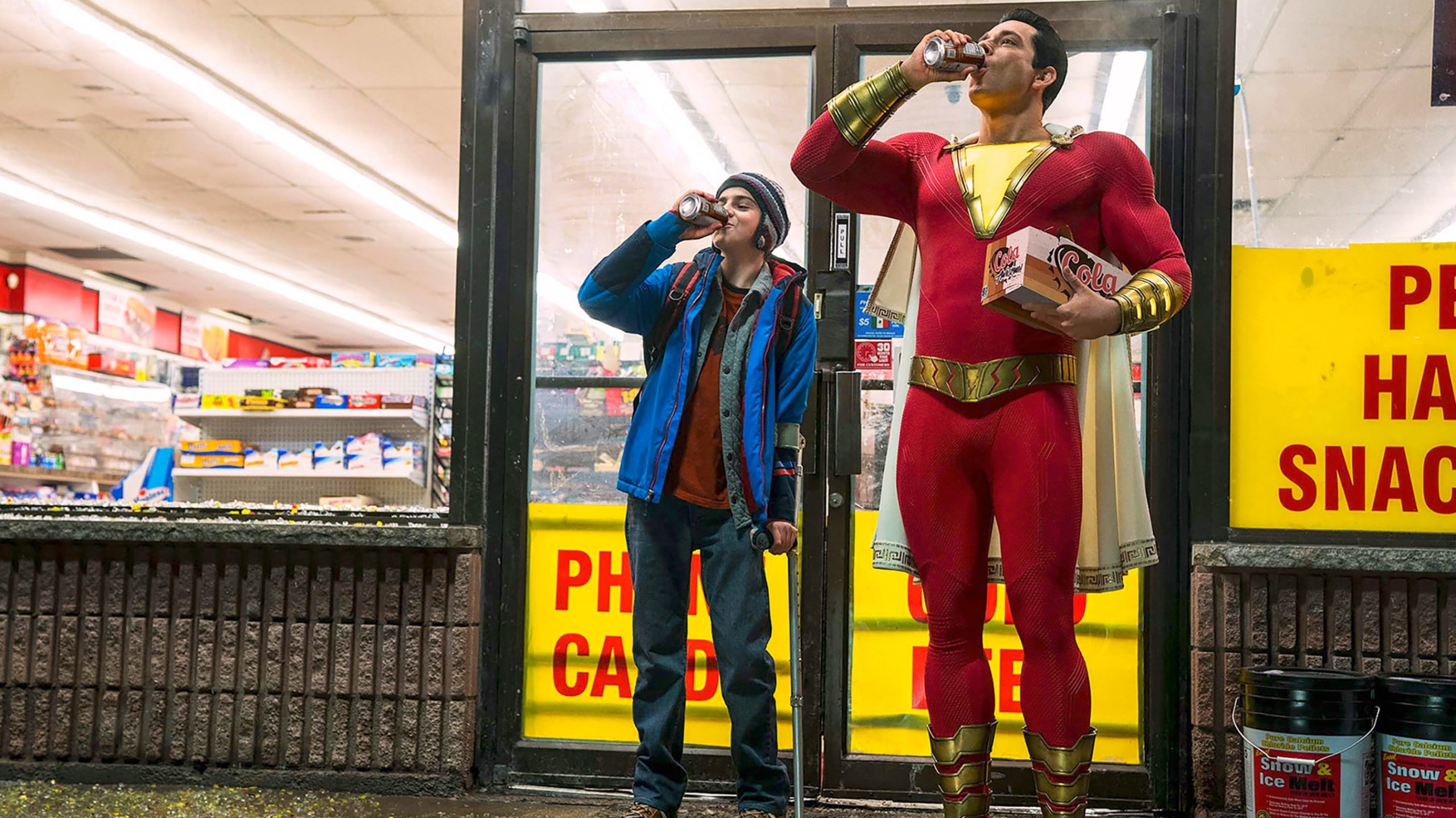 2K, Shazam!, Asher Angel, Zachary Levi, HD Wallpaper