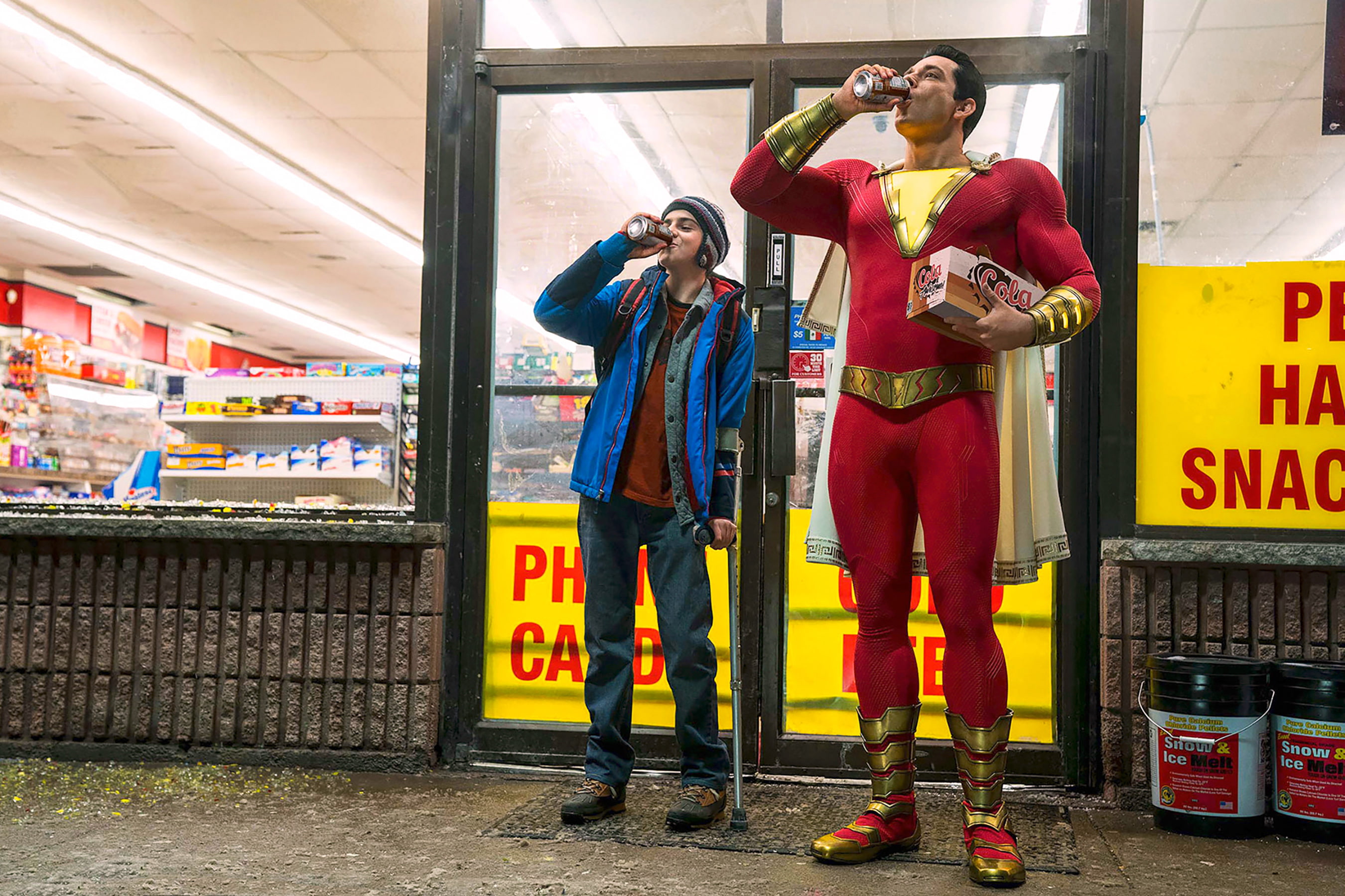 levi, shazam, movie, asher, 2K, zachary, angel, HD Wallpaper