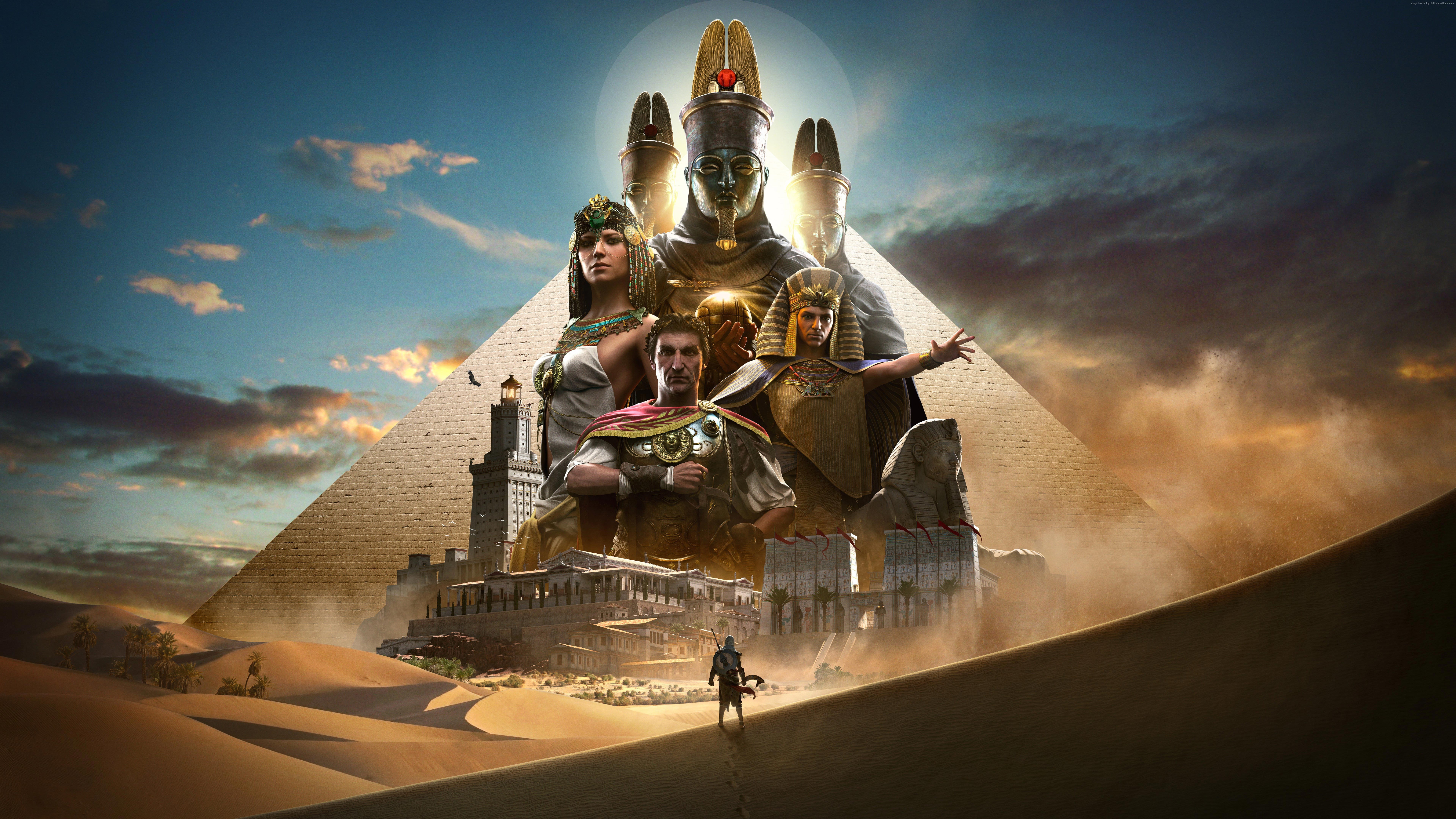 8k, poster, E3 2017, 8K, Assassins Creed Origins, HD Wallpaper