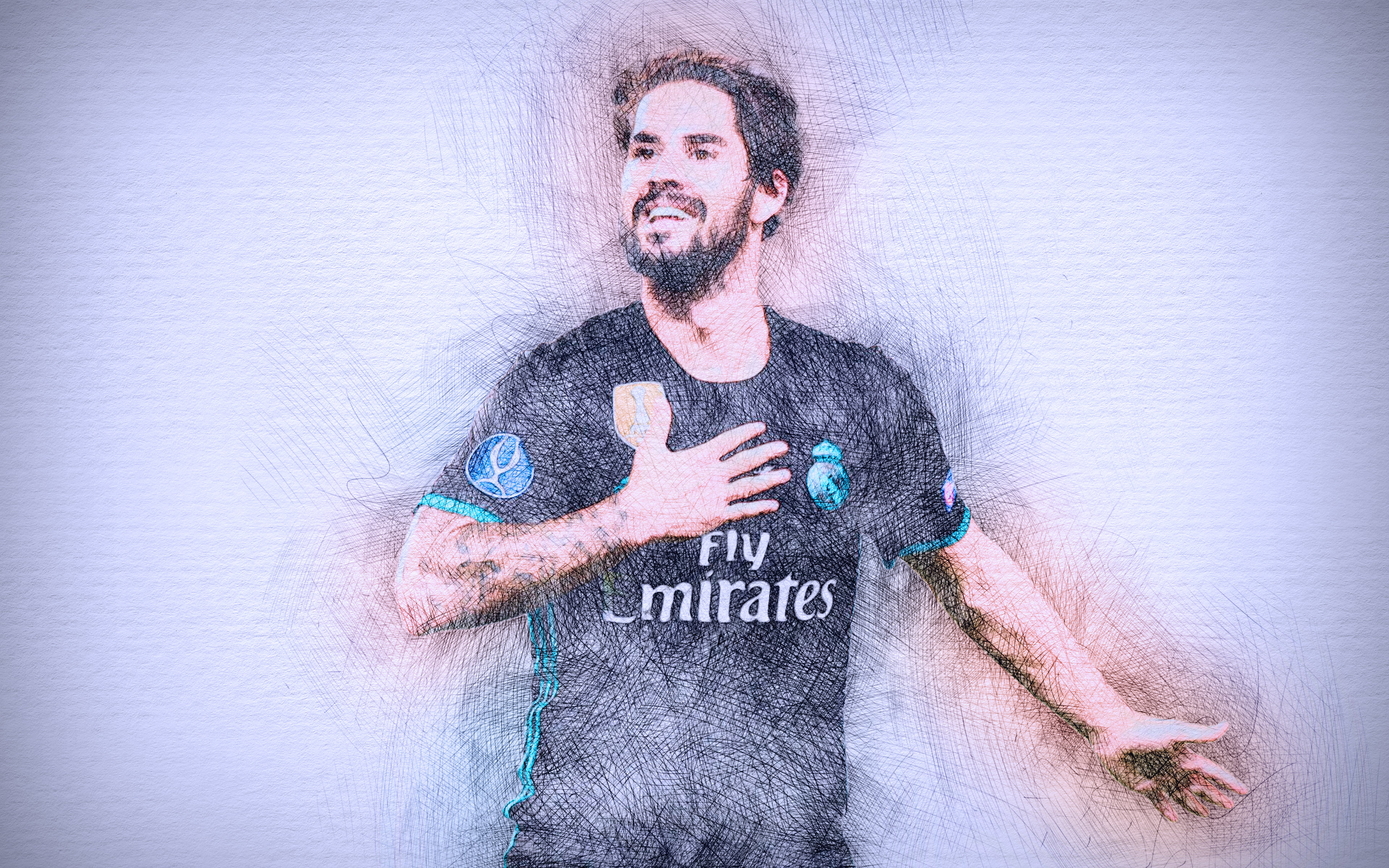Spanish, Soccer, 4K, Real Madrid C.F., Isco, HD Wallpaper