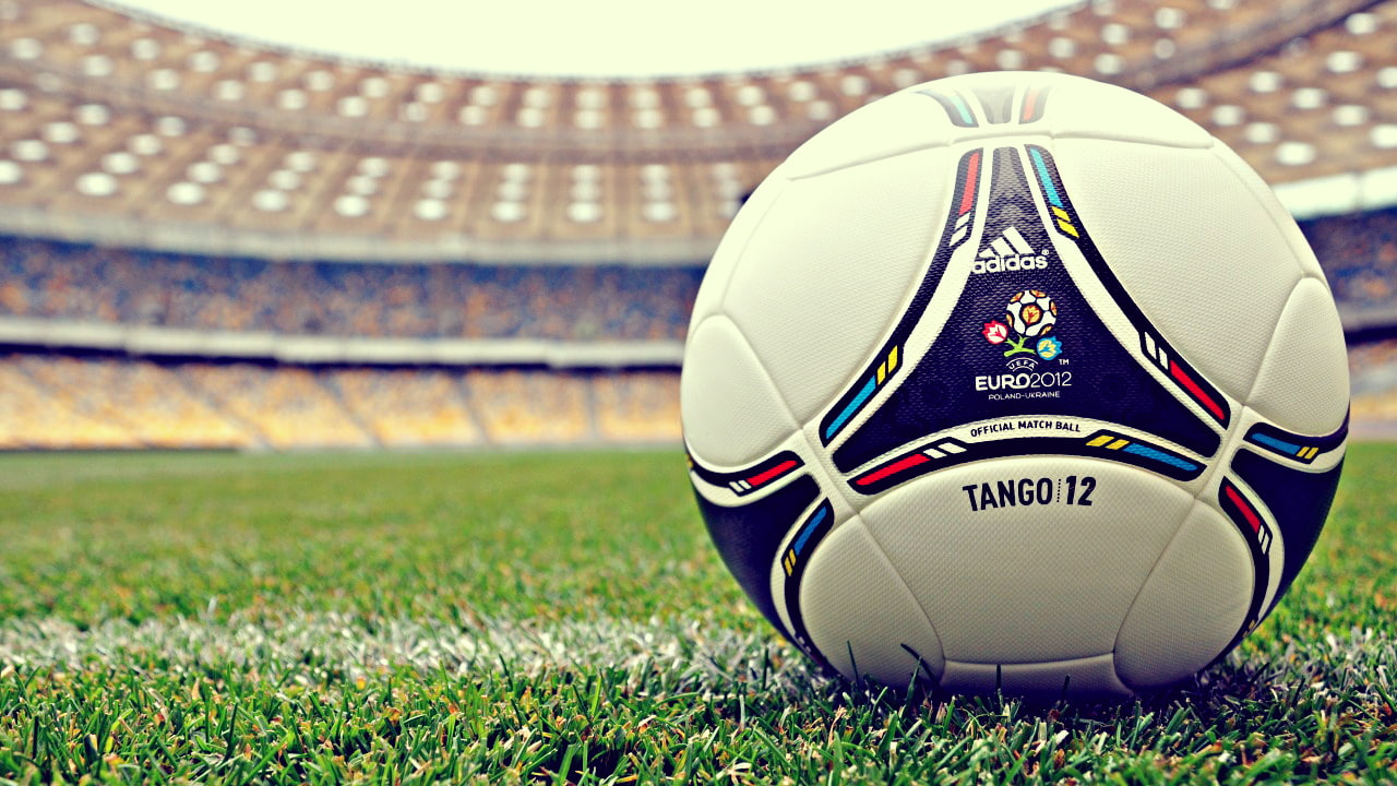 720P, white, ball, black, 2012, football, euro, sports, HD Wallpaper