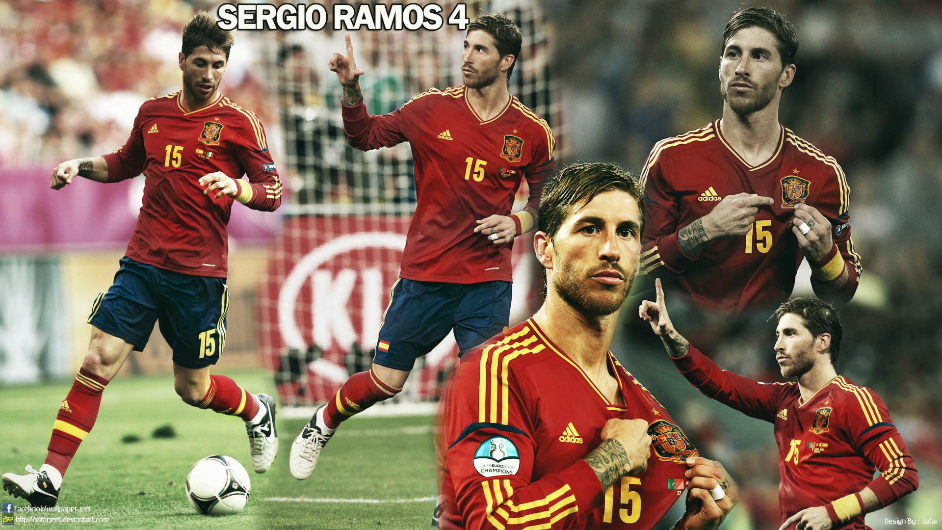 Spanish, Real Madrid C.F., Sergio Ramos, Soccer, 1080P, HD Wallpaper