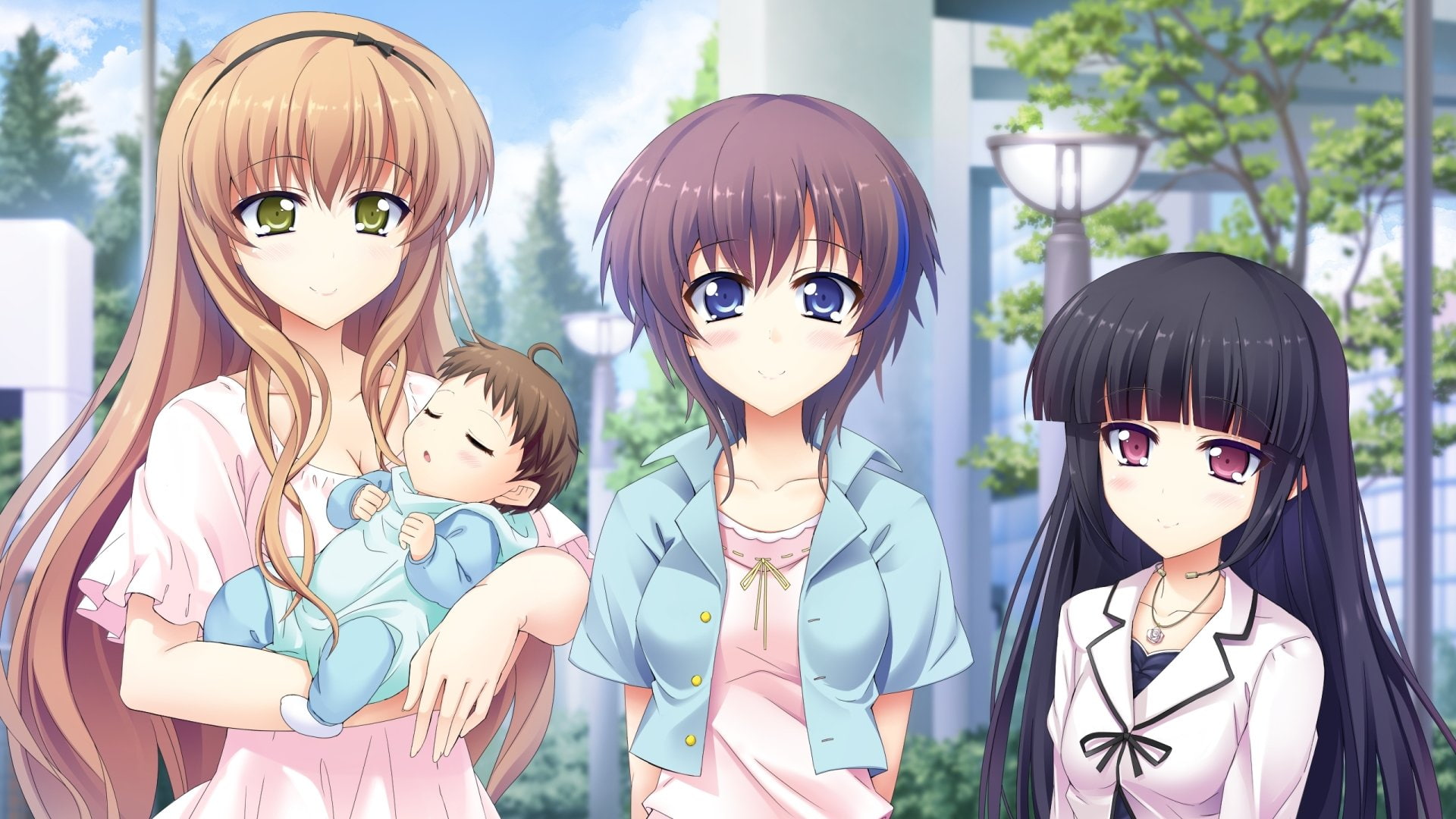 Fukuda Machi, Anime, -atled- Everlasting Song, 1080P, Kazuma Aeru, Ishinomaki Aoba, HD Wallpaper