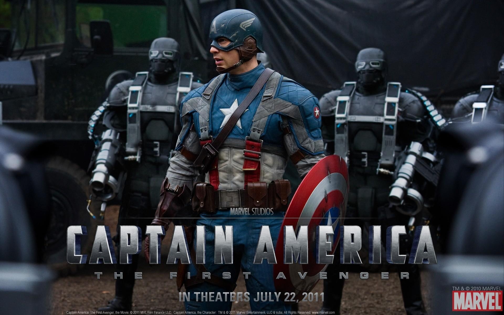 poster, 1080P, movies, captain, 2011, america, first, avengers, HD Wallpaper