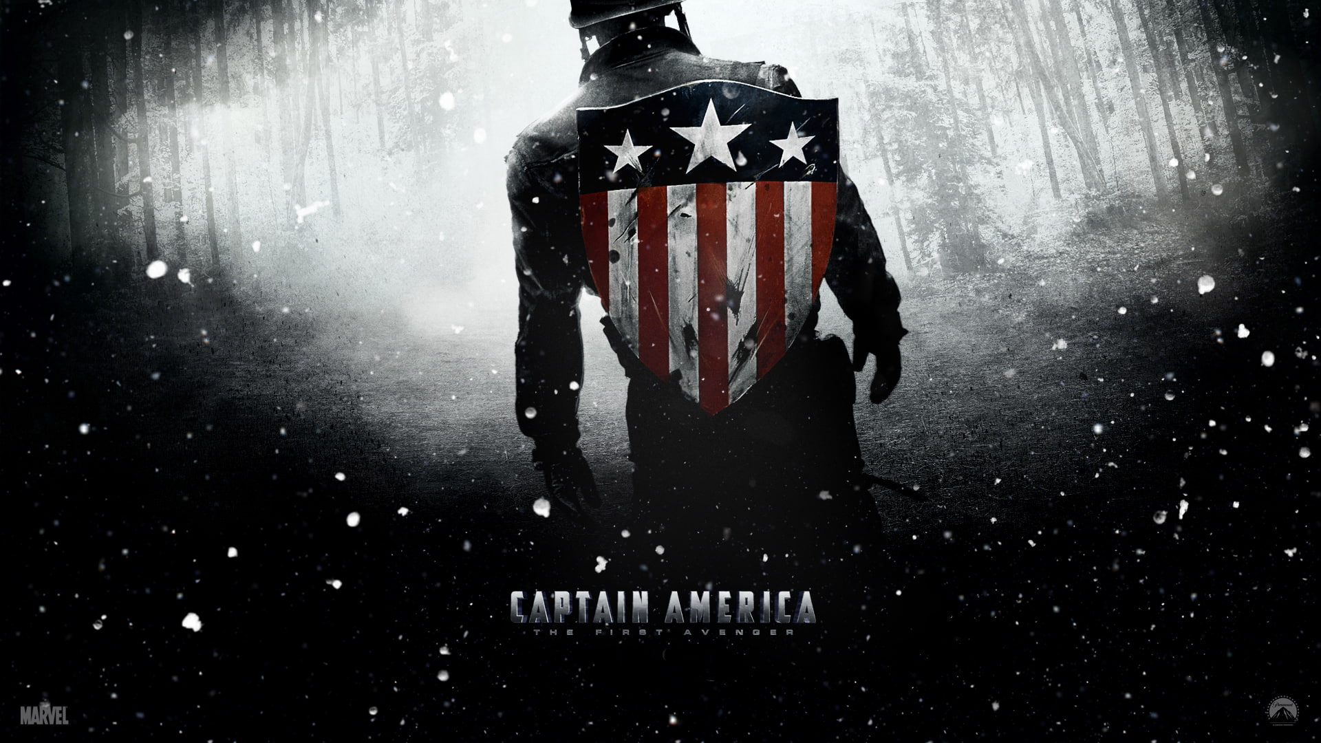 captain America, the first avenger, movie, snow, first avenger, 1080P, HD Wallpaper