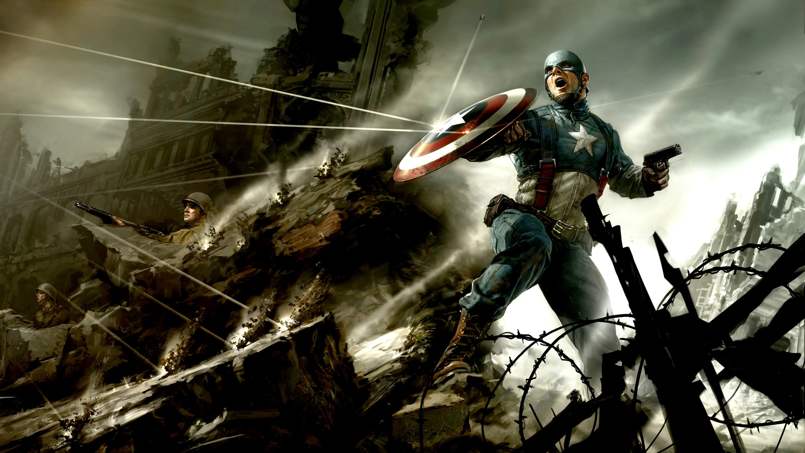 2K, first, captain america, aircraft, avenger, america, hd, concept, concepts, captain, art, concept art, HD Wallpaper