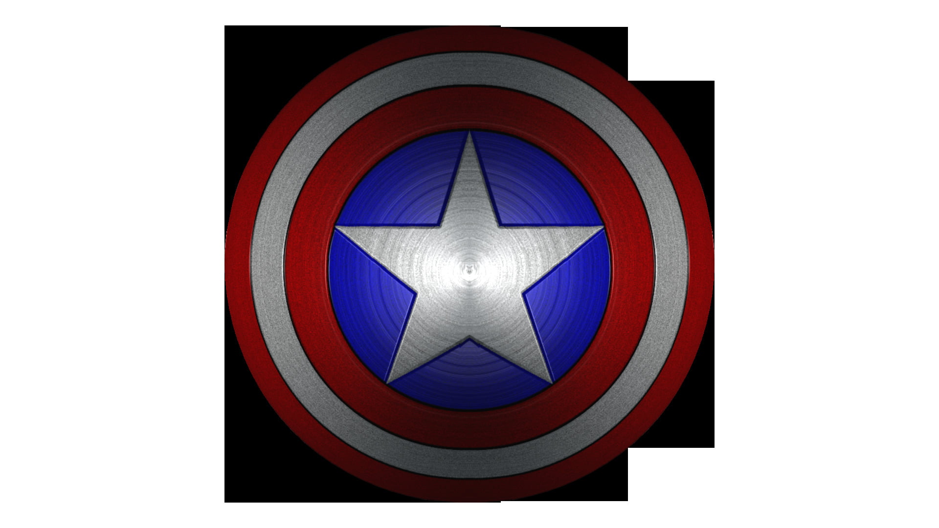 1080P, no people, computer icon, Captain America, shape, red, symbol, close-up, pattern, flag, patriotism, design, communication, studio shot, geometric shape, HD Wallpaper