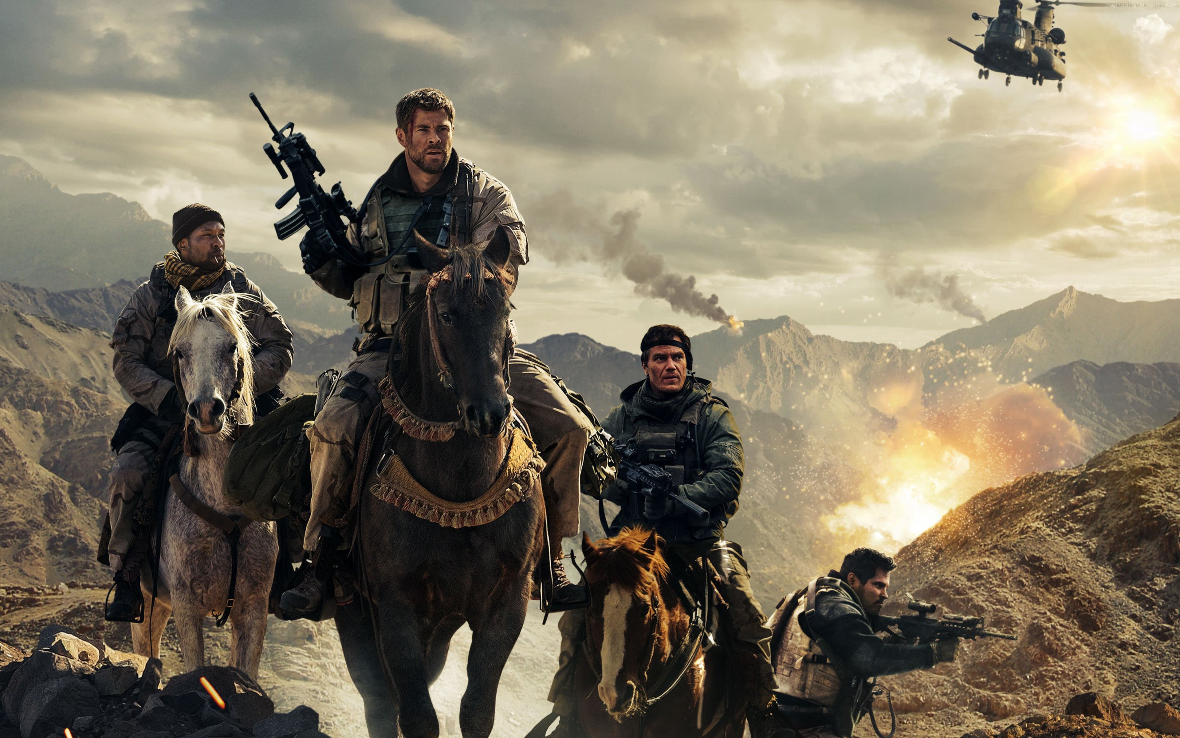 Chris Hemsworth, 12 Strong, 4K, 4K, HD Wallpaper
