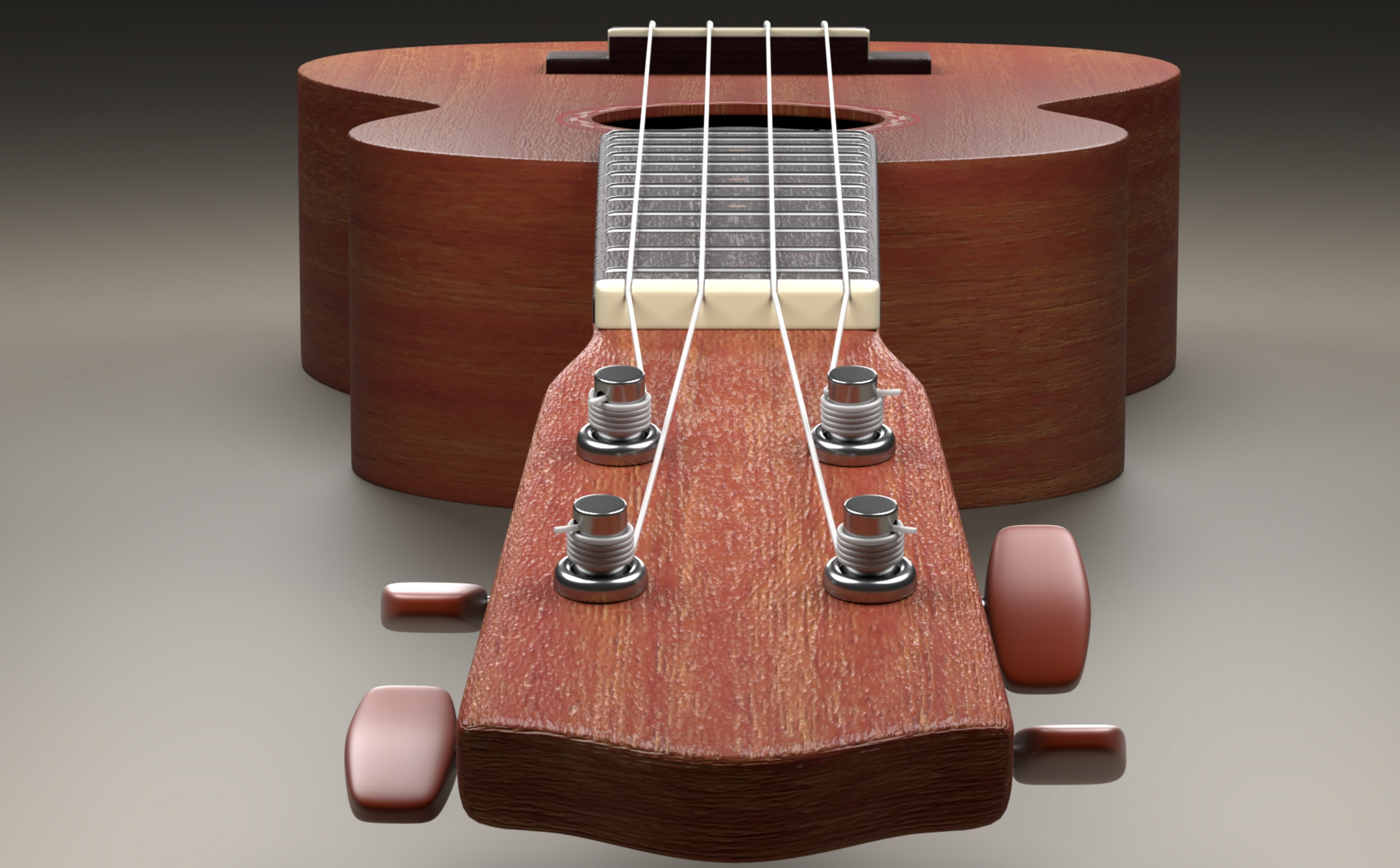 Guitar, Realistic, instrument, 3Dmodel, 5K, classical, Strings, Music, Wood, Sound, headstock, acousticguitar, Neck, HD Wallpaper