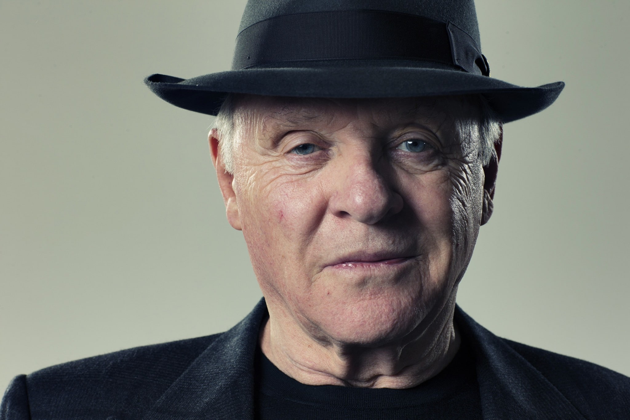 actor, look, filmmaker, 1080P, hat, Anthony Hopkins, HD Wallpaper