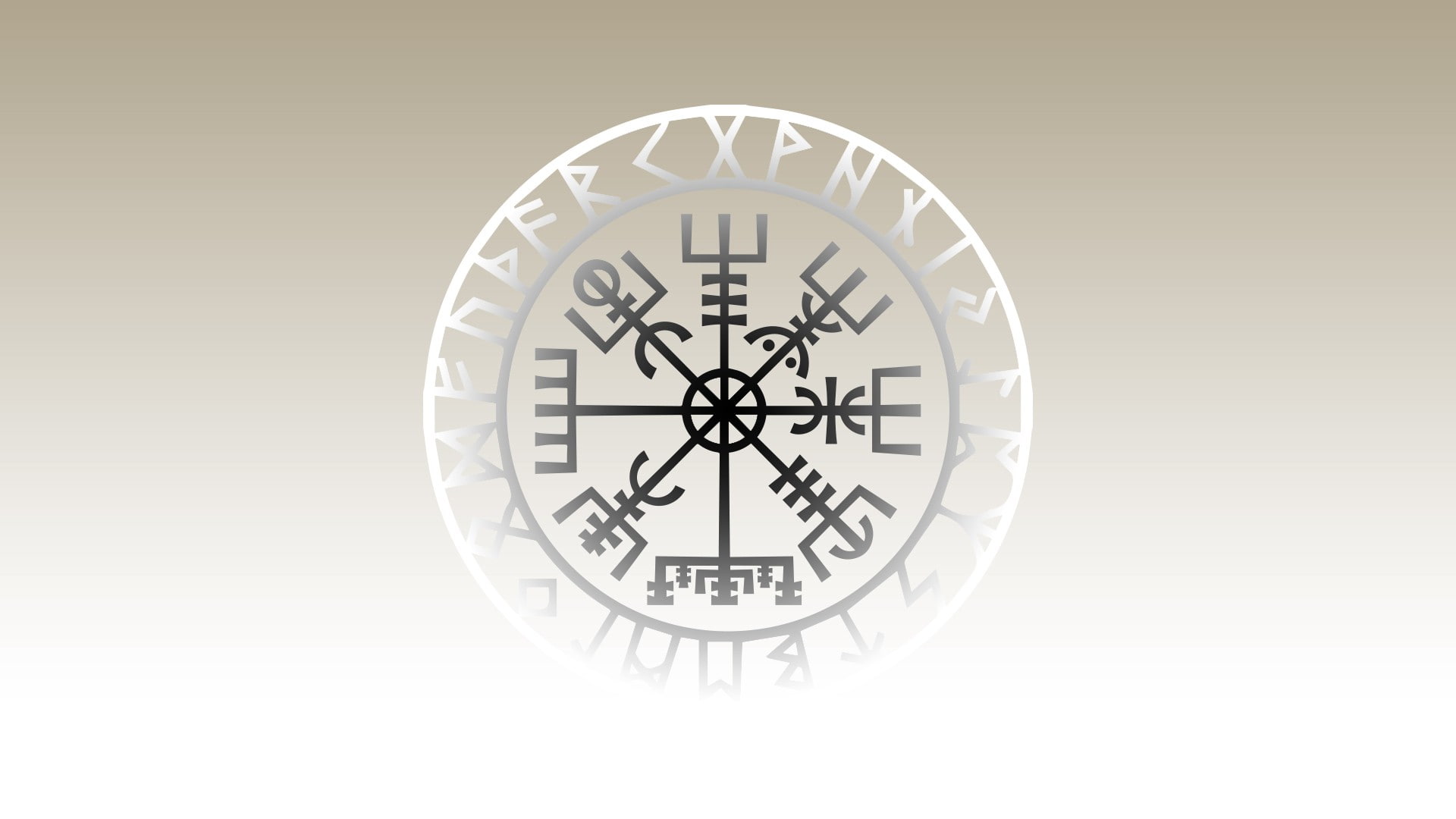 1080P, Vegvísir, Vikings, HD Wallpaper