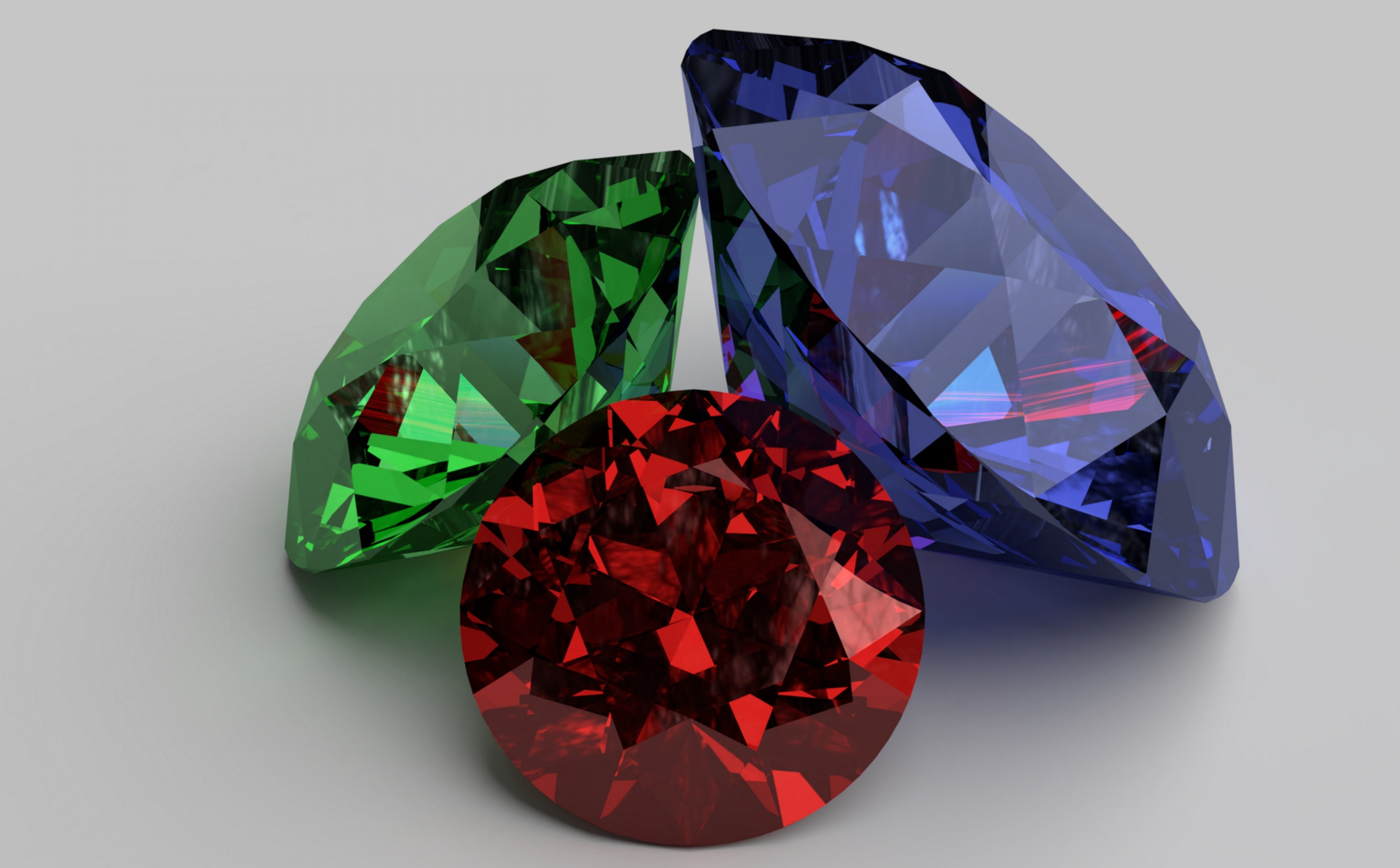 5K, diamond, Green, 3D, 3Dmodel, Blue, Precious, diamonds, Background, Macro, Artistic, Colorful, HD Wallpaper