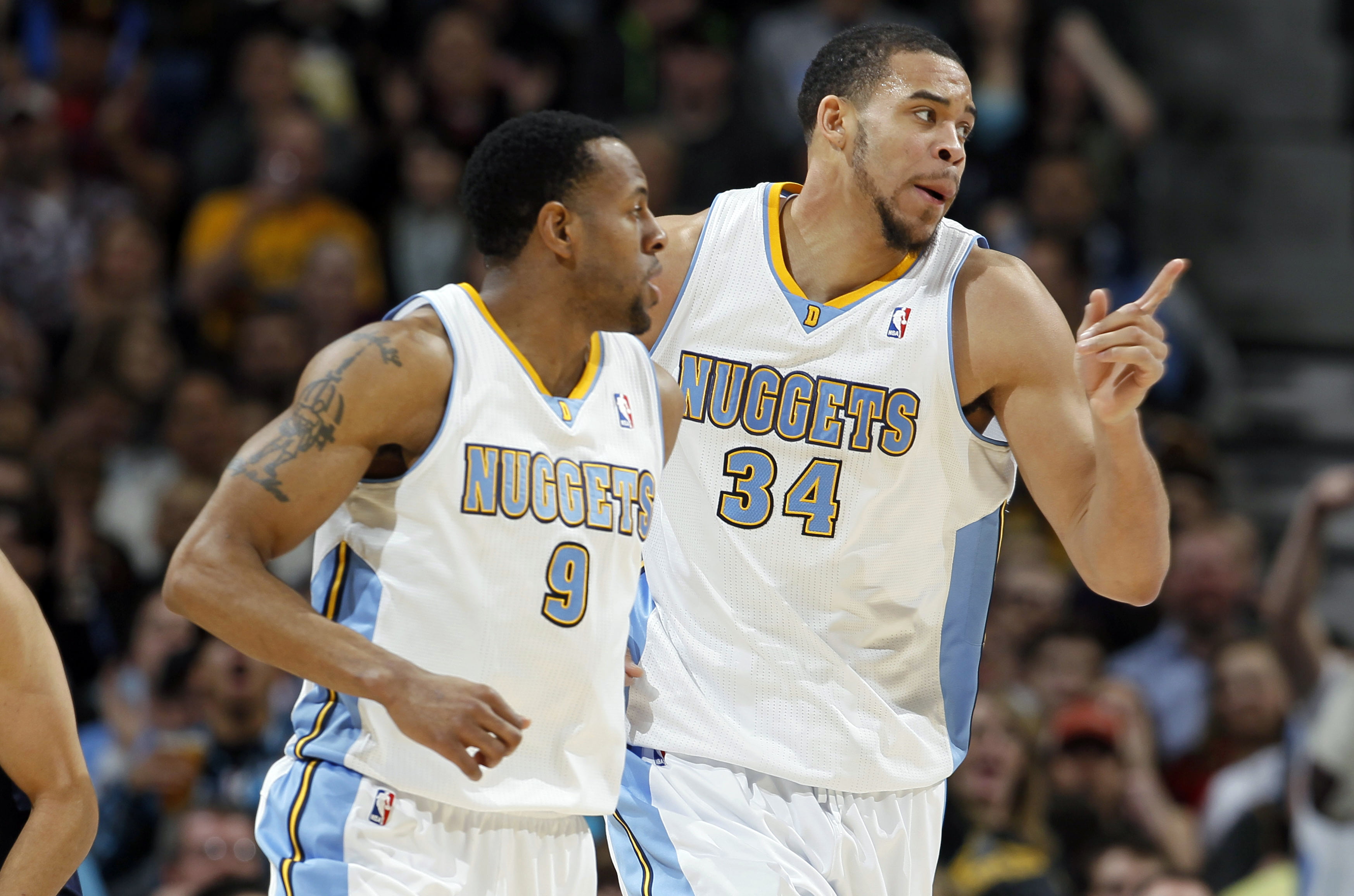 nuggets, event, front view, competition, playing, jeresy, competitive Sport, people, young men, white color, stadium, sports Team, text, african Descent, HD Wallpaper