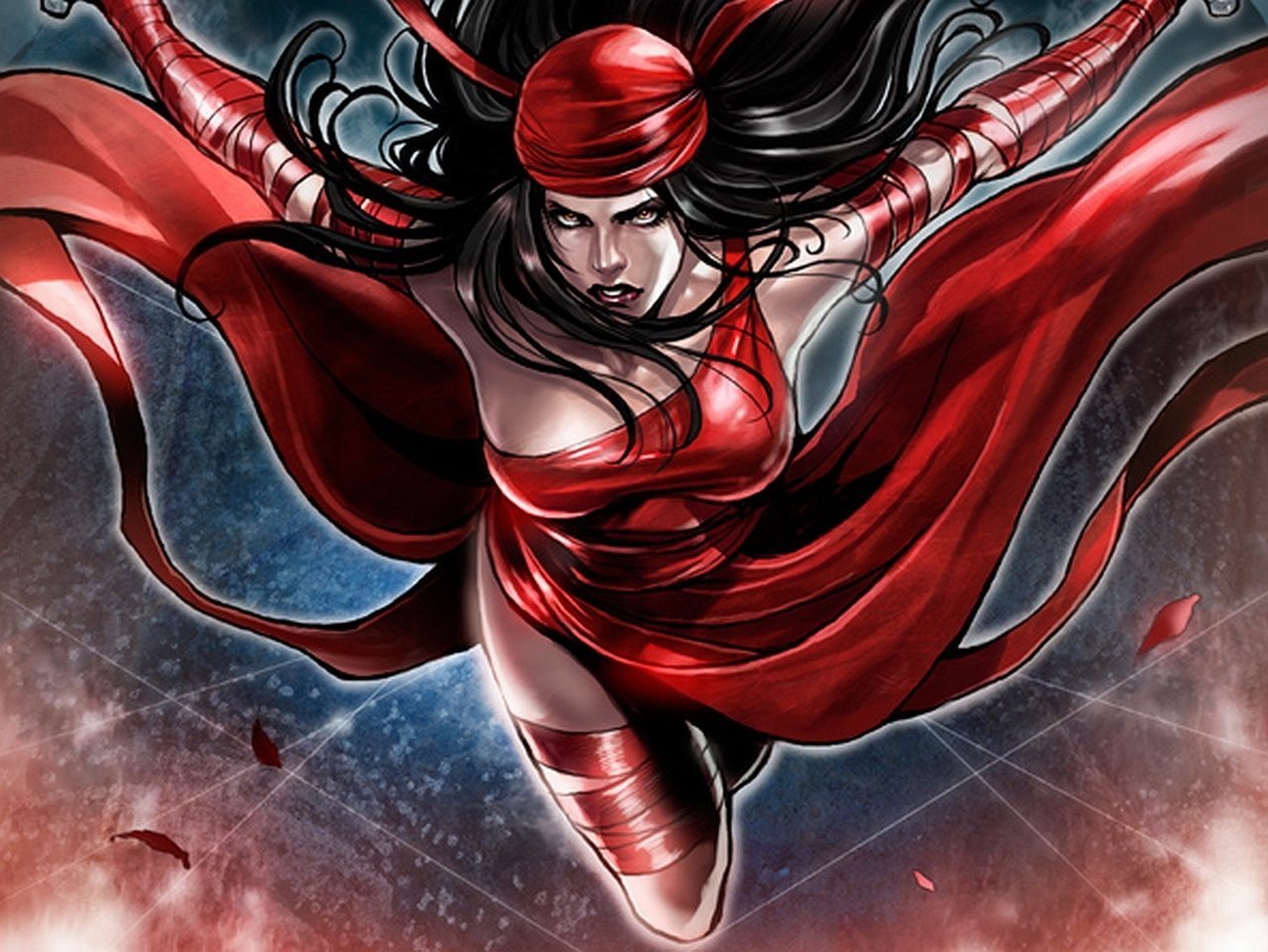 Elektra (Marvel Comics), Elektra, 720P, Comics, HD Wallpaper