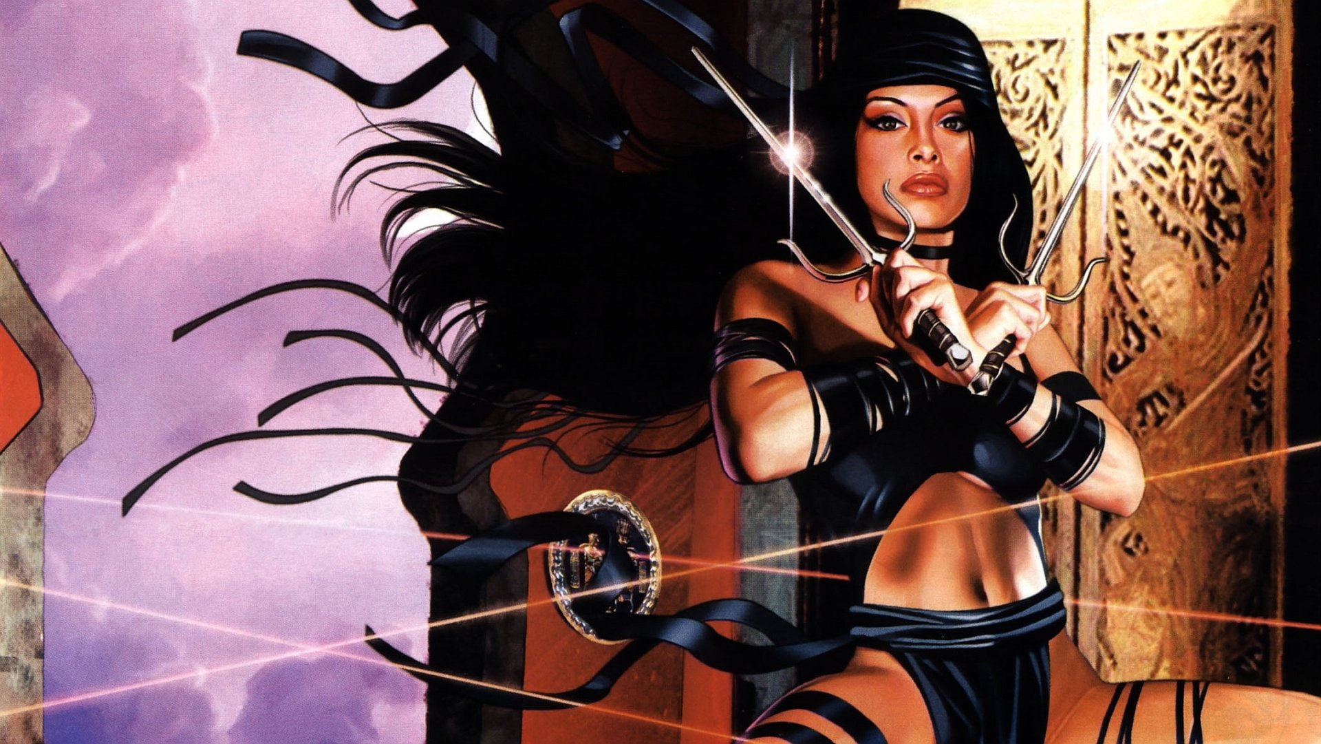 Elektra (Marvel Comics), Elektra, 1080P, Comics, HD Wallpaper