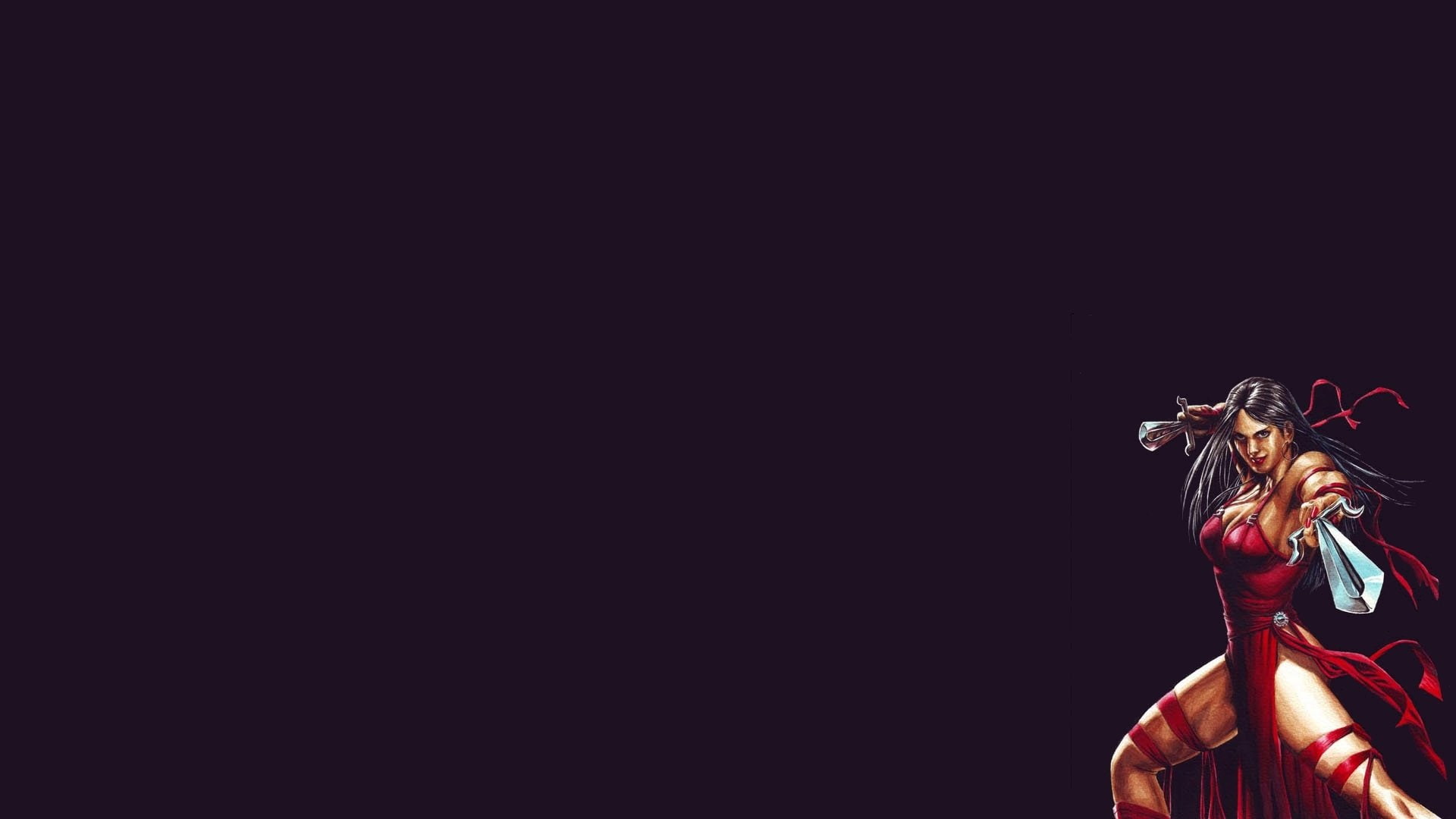 Elektra (Marvel Comics), Comics, 1080P, Elektra, HD Wallpaper