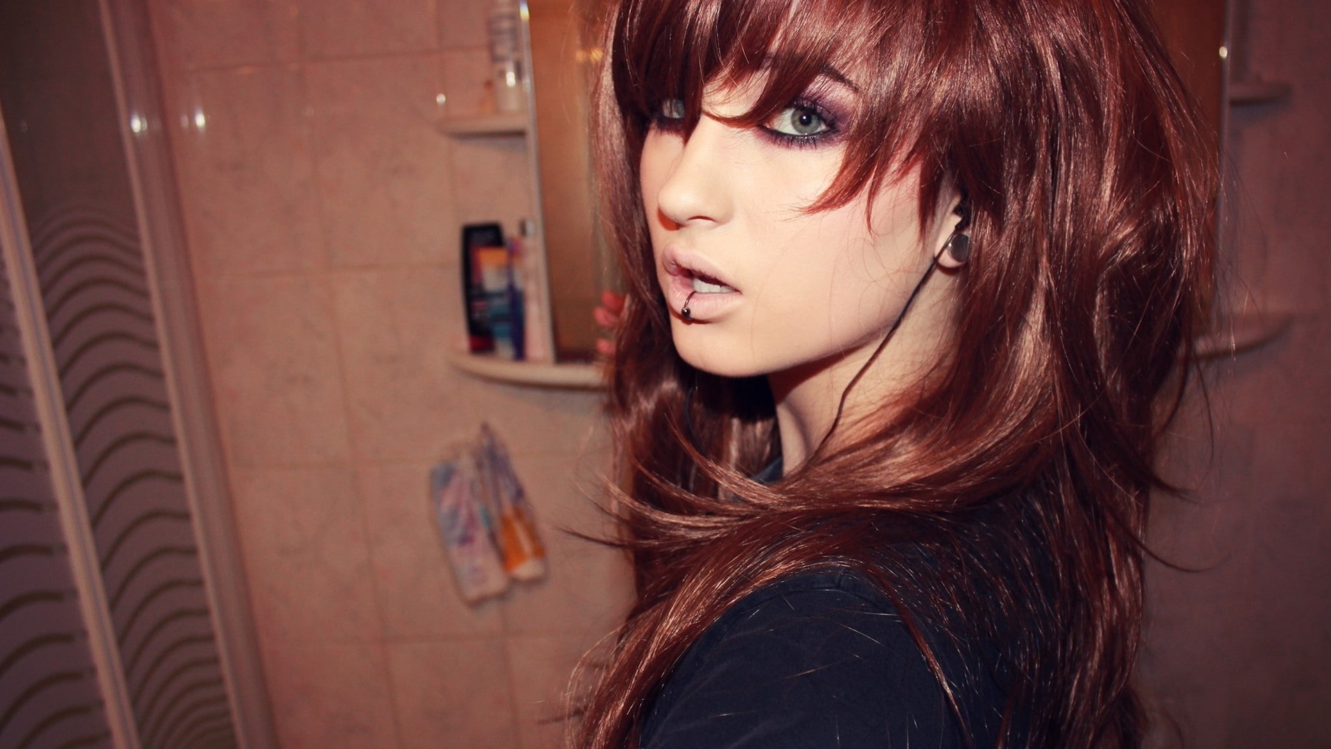 women, model, lolina Green, bloodsuccubus, 1080P, HD Wallpaper