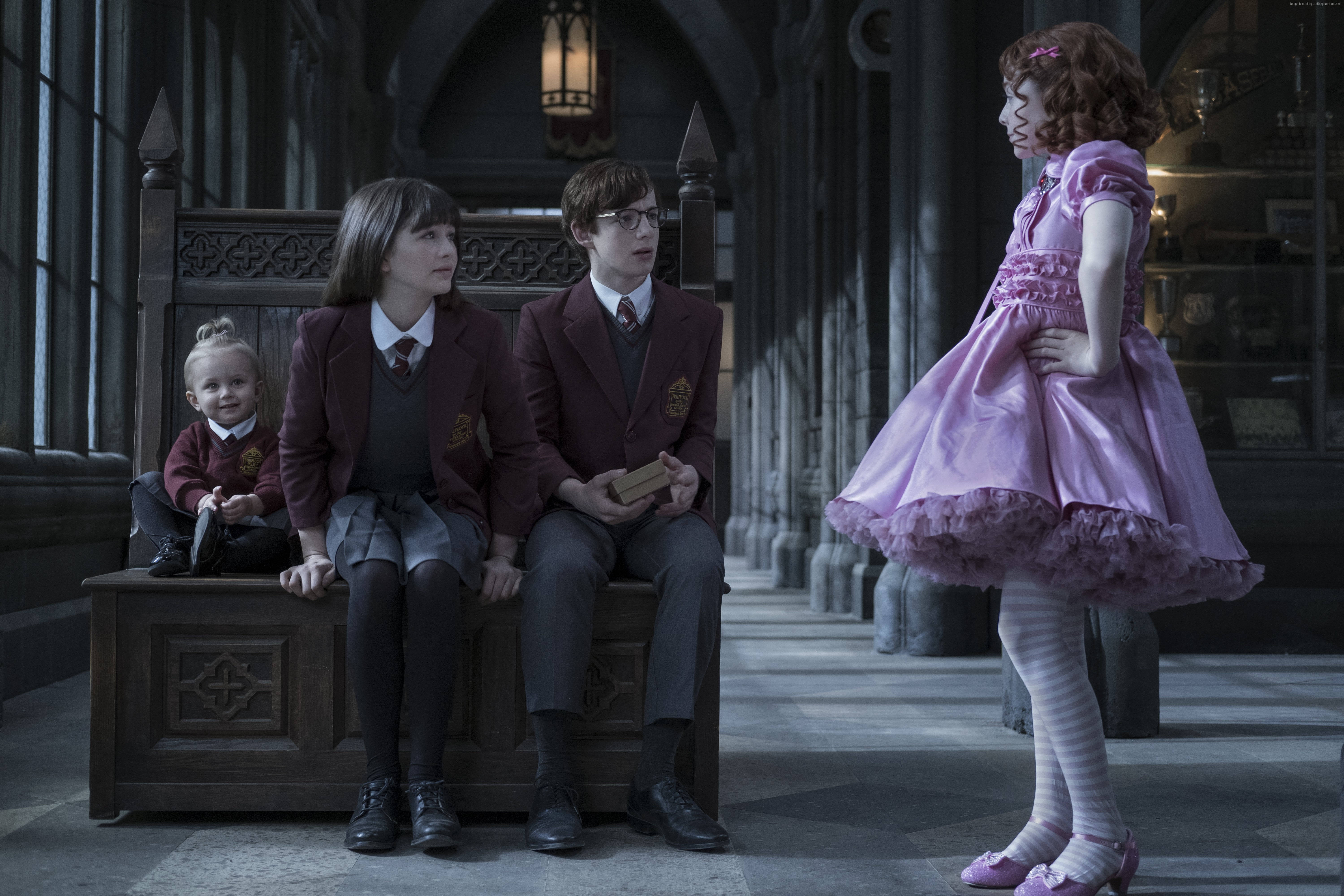 TV Series, A Series of Unfortunate Events Season 1, Louis Hynes, Malina Weissman, 5K, 5K, HD Wallpaper