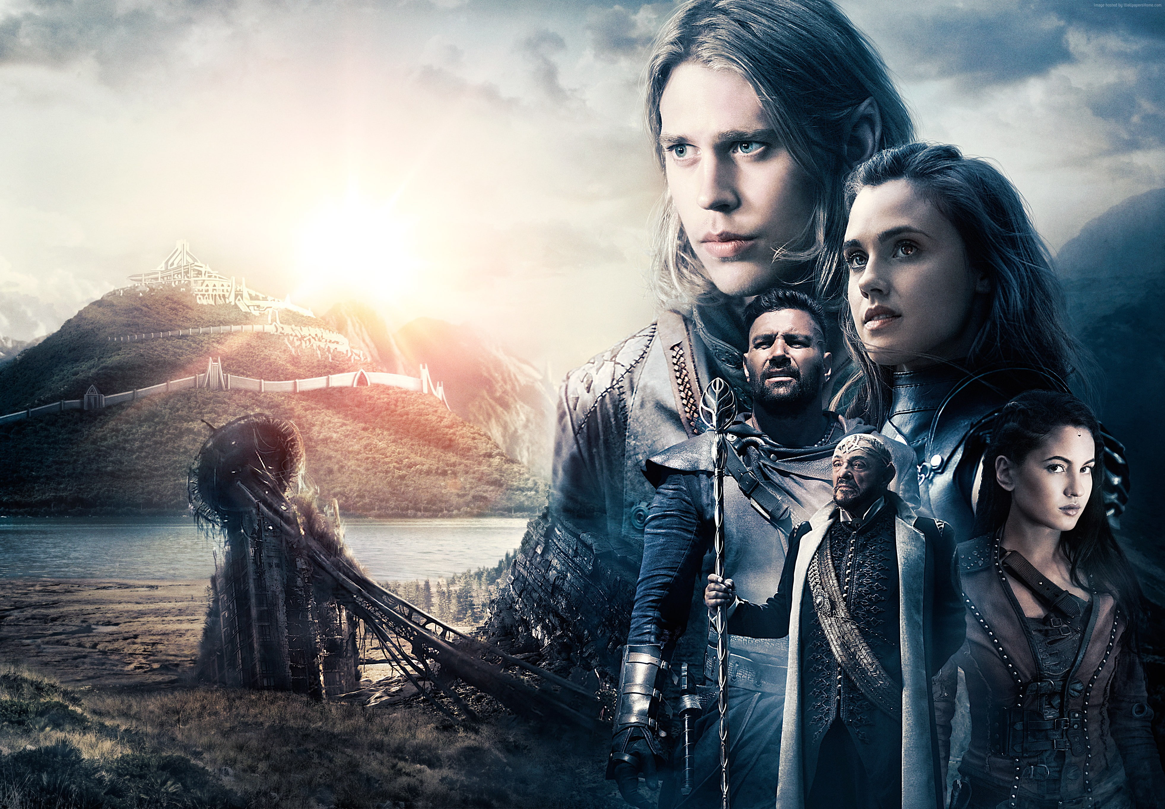 Austin Robert Butler, The Shannara Chronicles, Best TV Series, 4K, Season 1, Poppy Drayton, HD Wallpaper