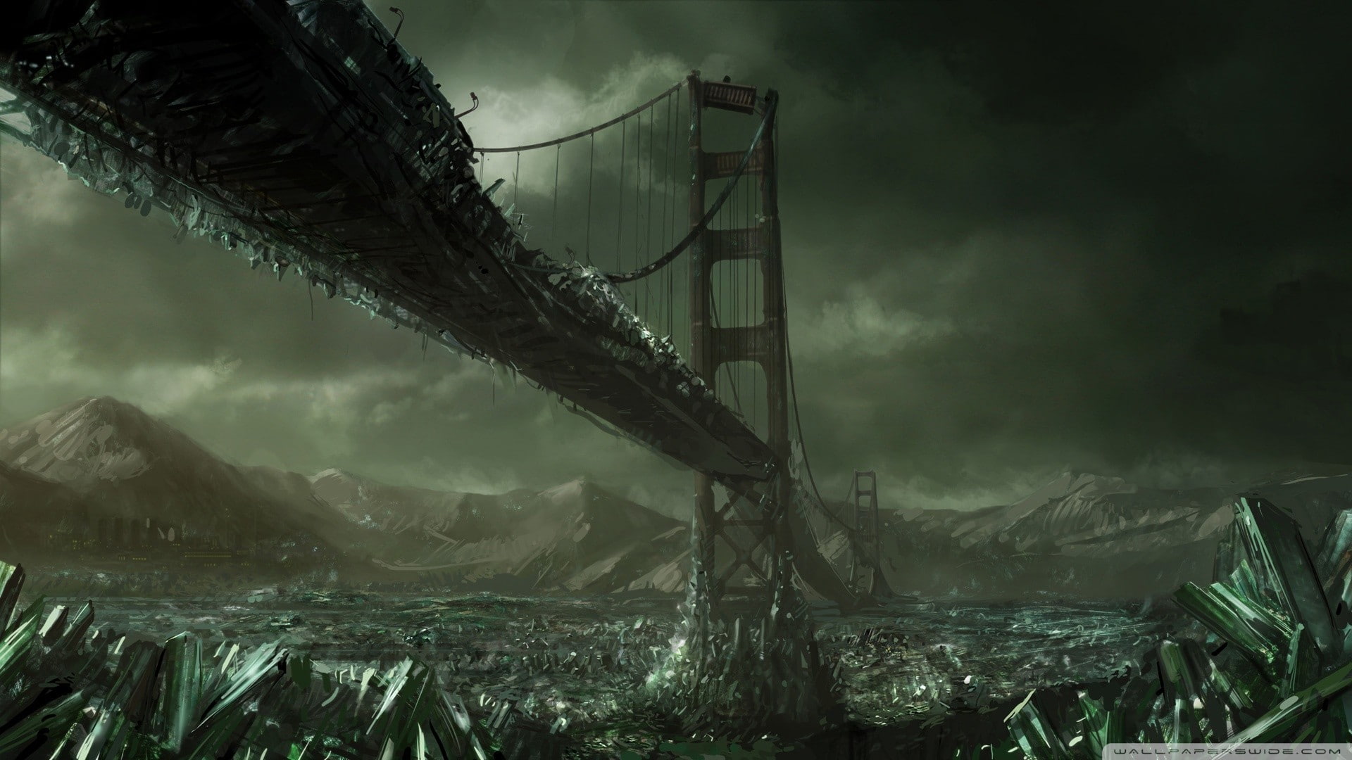 Command and Conquer 3: Tiberium Wars, bridge, 1080P, HD Wallpaper
