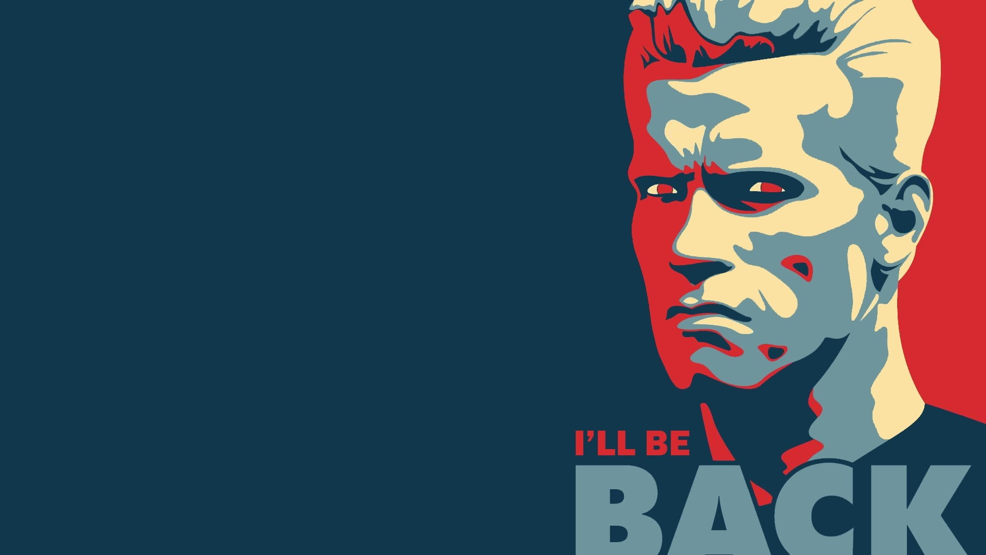 arts culture and entertainment, indoors, body part, 1080P, creativity, copy space, typography quote arnold schwarzenegger hope posters terminator, human face, HD Wallpaper