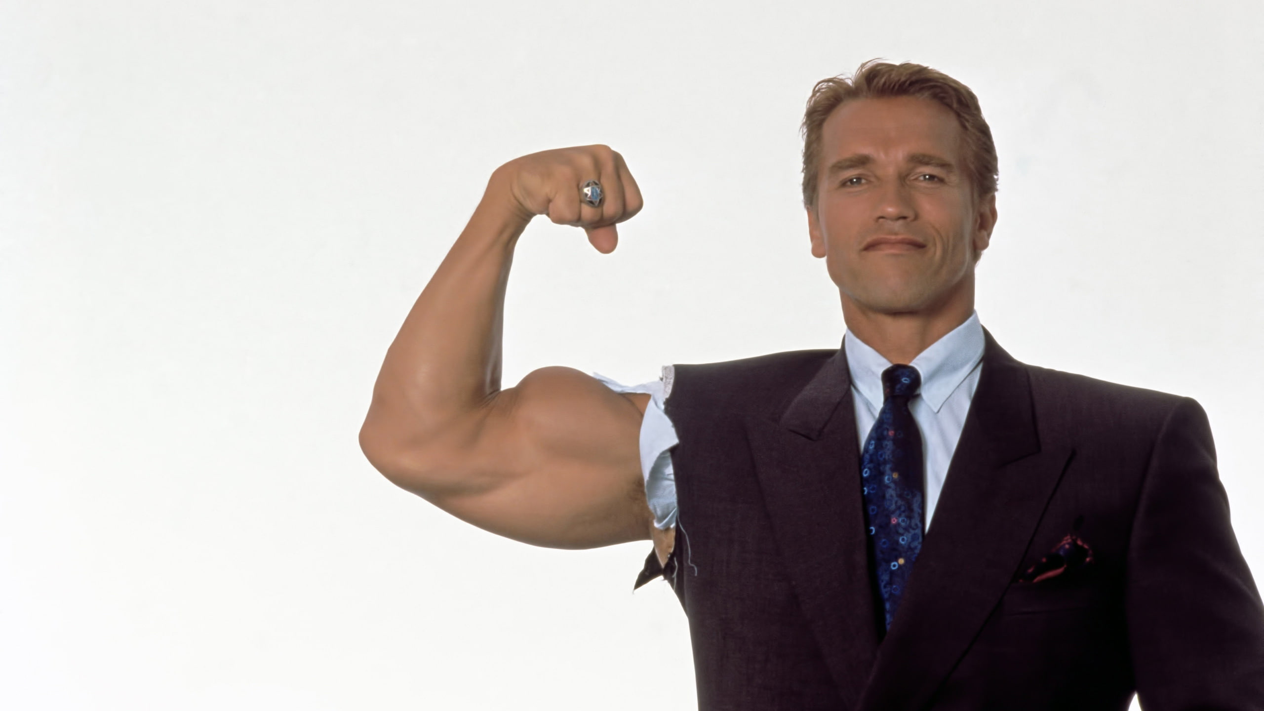 males, schwarzenegger, costume, confidence, adult, white background, star, portrait, biceps, waist up, studio shot, human arm, mature adult, the Governor, HD Wallpaper