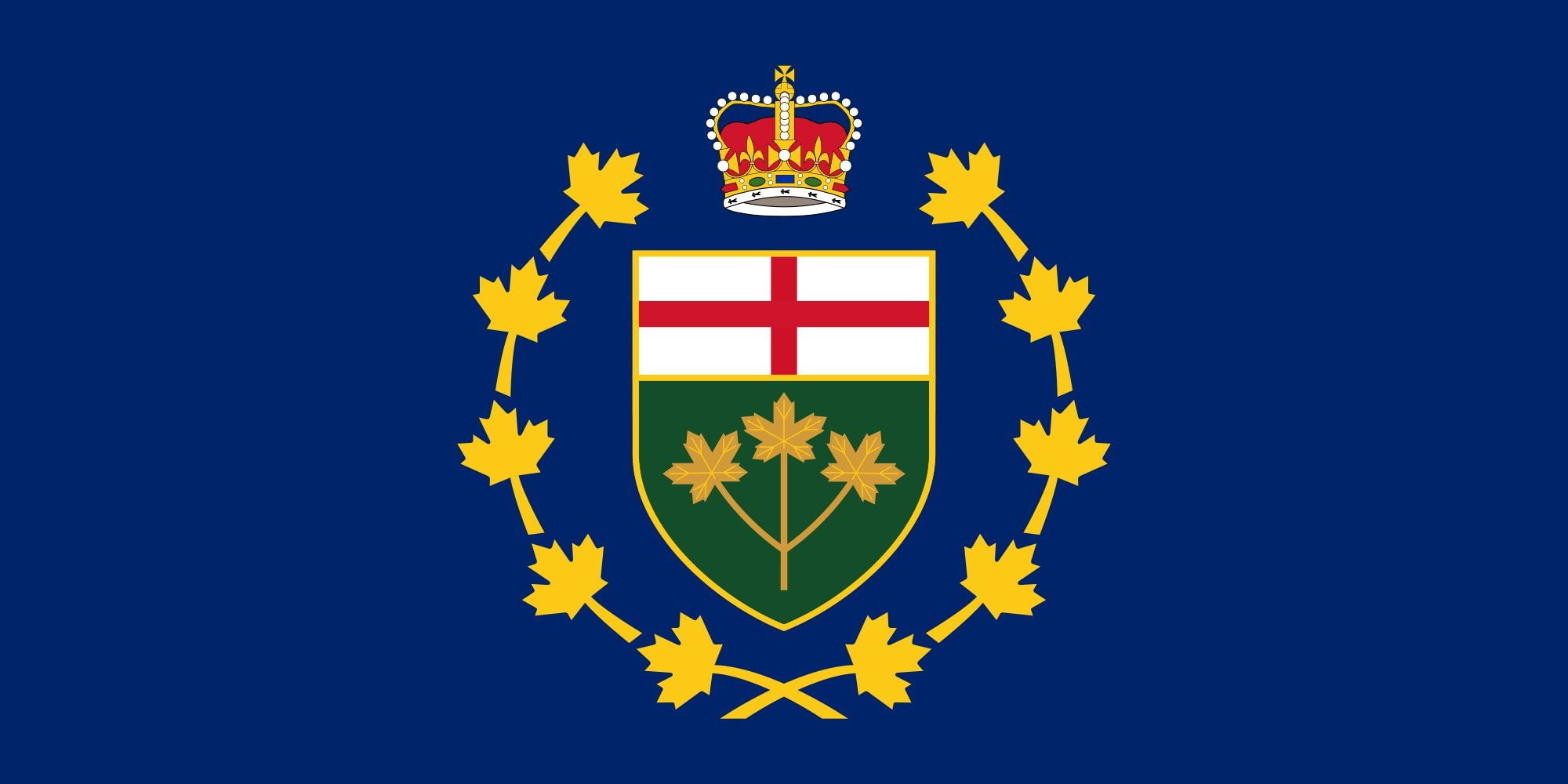 ontario svg, 1080P, lieutenant governor, 2000px flag, HD Wallpaper
