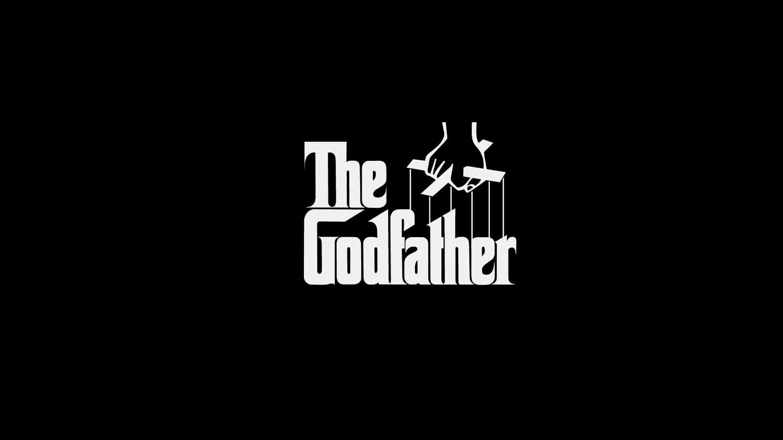 sign, copy space, black background, night, 720P, The Godfather, message, no people, creativity, white color, human representation, indoors, illuminated, HD Wallpaper