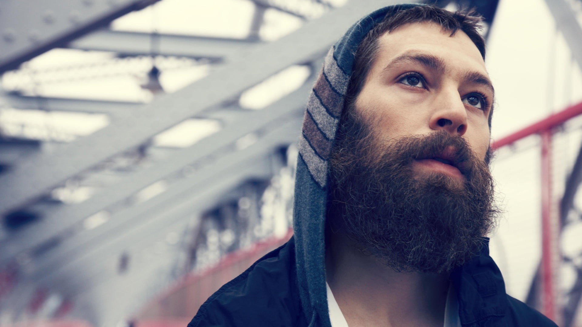 blue, hairstyle, lifestyles, facial hair, one Man Only, hipster - person, 1080P, travel, people, one Person, matisyahu, head And Shoulders, young Adult, HD Wallpaper