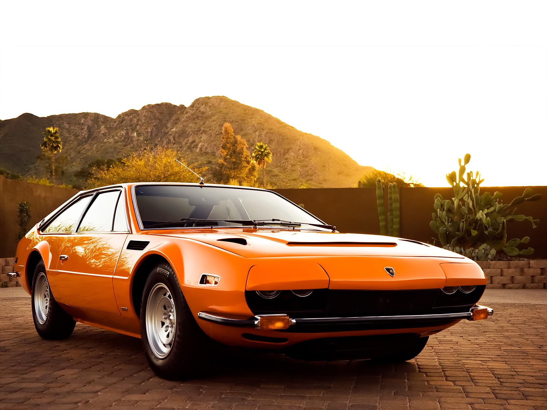 jarama, 1080P, classic, supercar, lamborghini, gts, 400, supercars, 1972, HD Wallpaper
