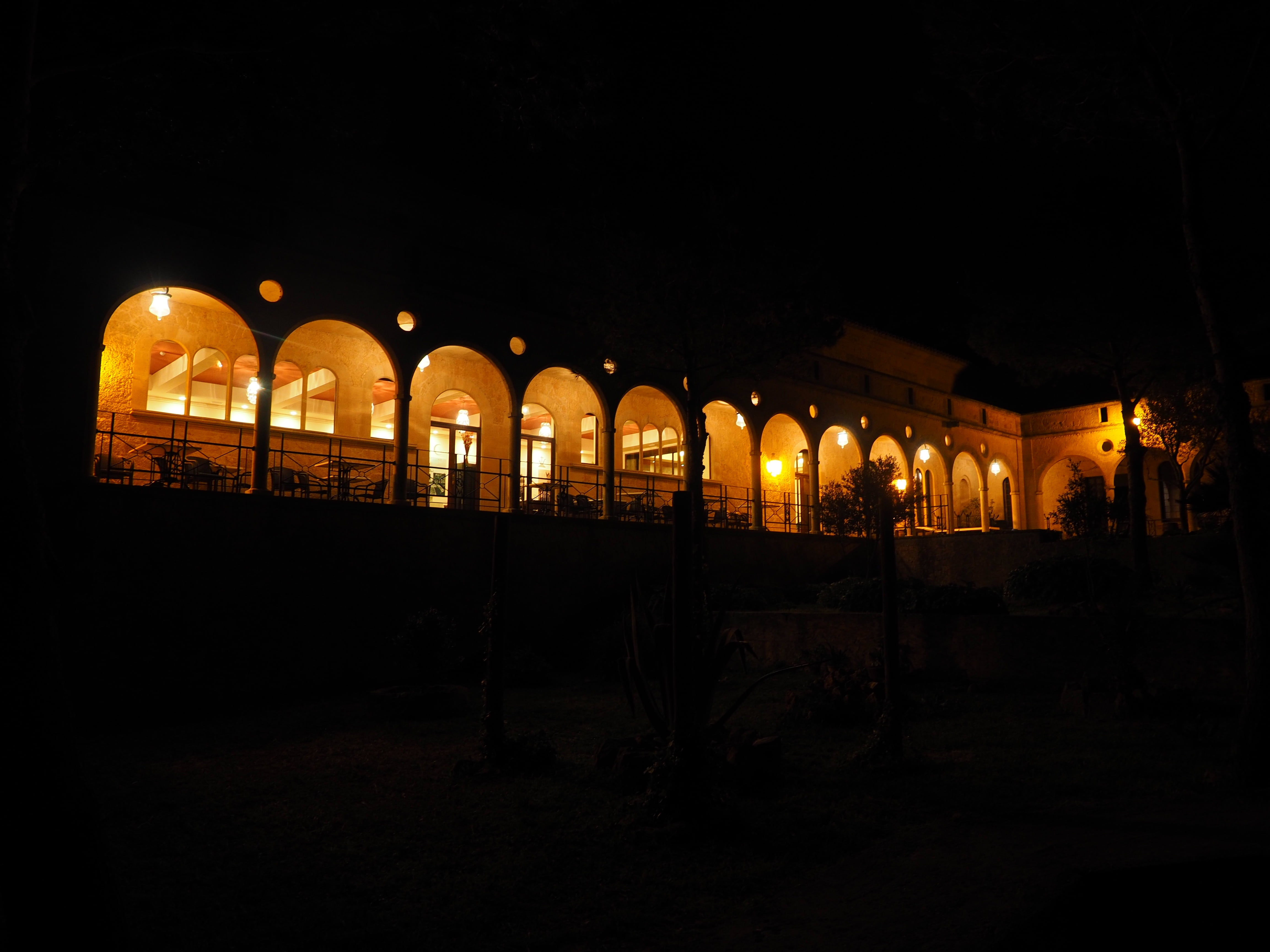 no people, dark, arches, place of pilgrimage, cura, copy space, architecture, travel destinations, santuari de nostra senyora de cura, building, monastery, HD Wallpaper