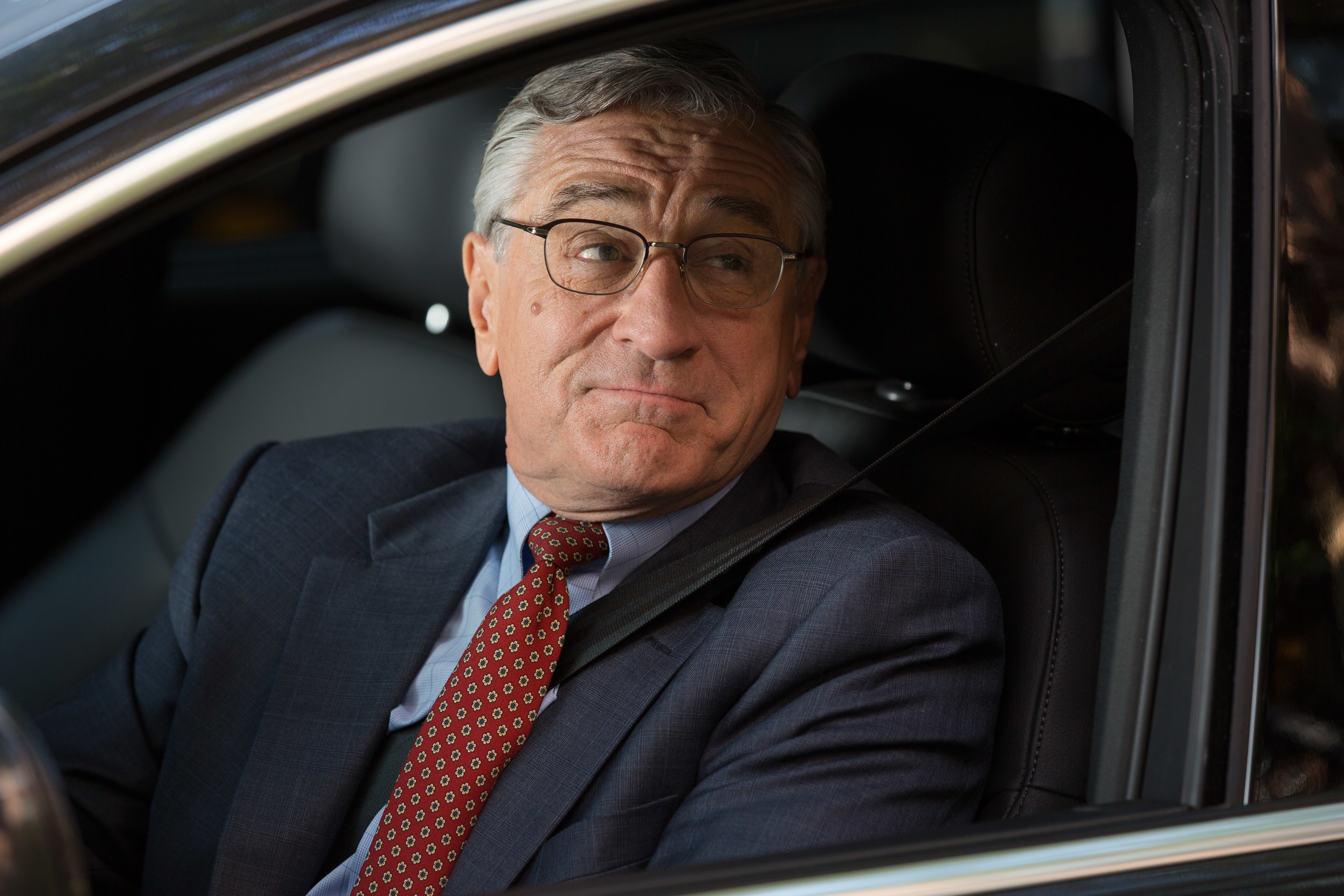 Robert De Niro, jacket, tie, Intern, The Intern, glasses, 5K, auto, HD Wallpaper