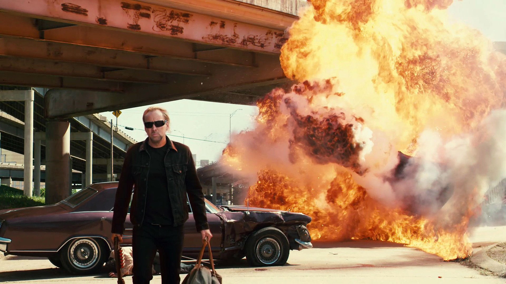 cage, action, fantasy, drive, 1080P, supernatural, heard, angry, crime, HD Wallpaper