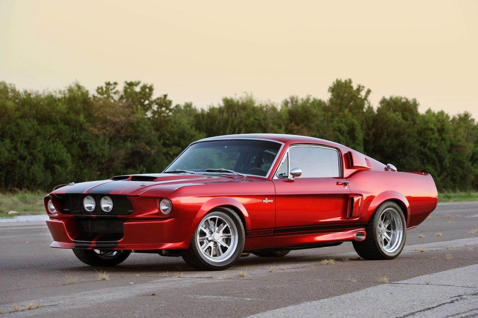 muscle, shelby, 720P, rods, mustang, ford, classic, hot, gt500cr, 1967, classic recreations, rod, HD Wallpaper