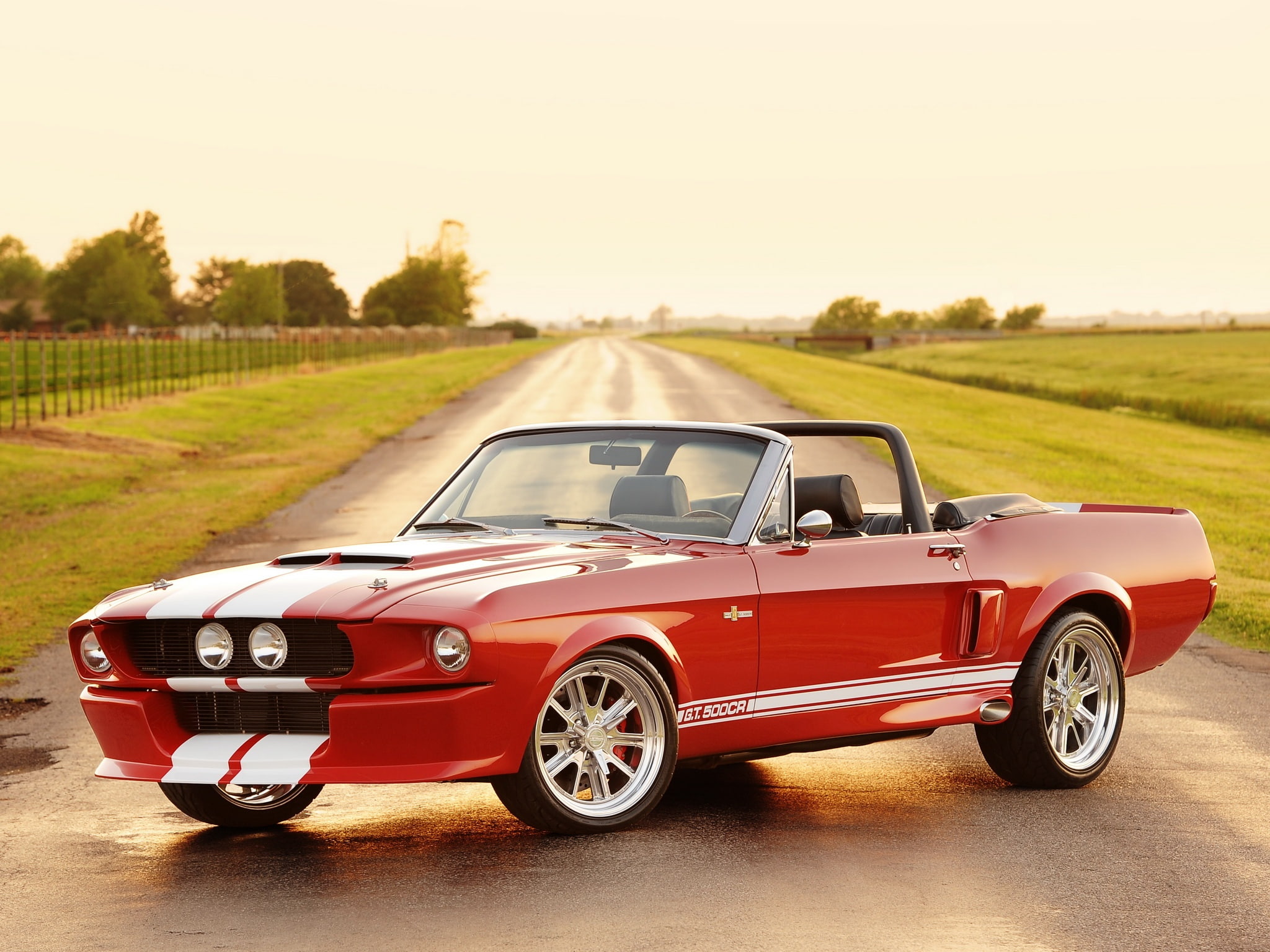 1080P, shelby, gt500cr, classic, 2012, recreations, convertible, HD Wallpaper