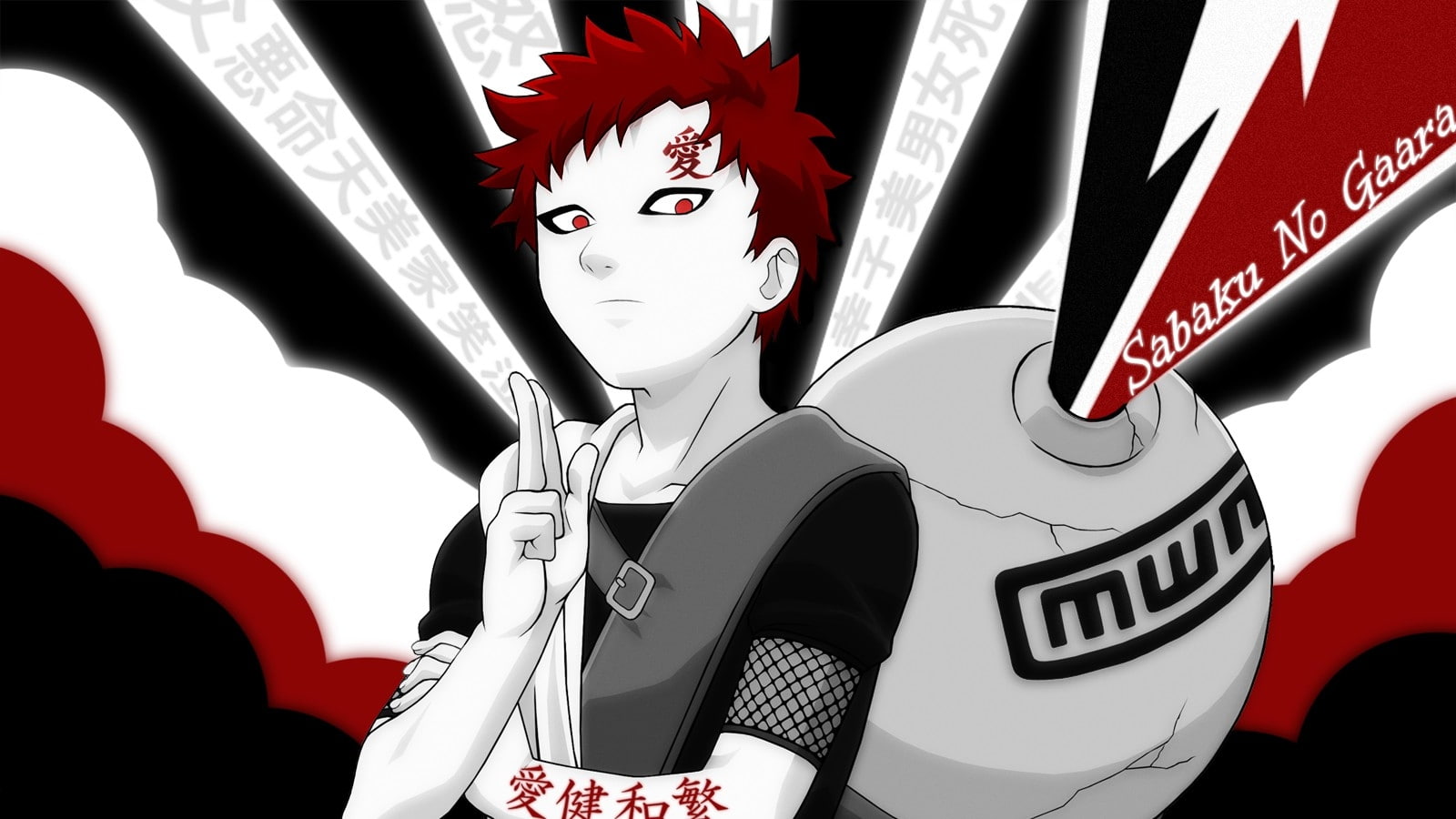 shippuden, anime, x, naruto, 720P, art, hd, Naruto: Shippuden, gaara, HD Wallpaper