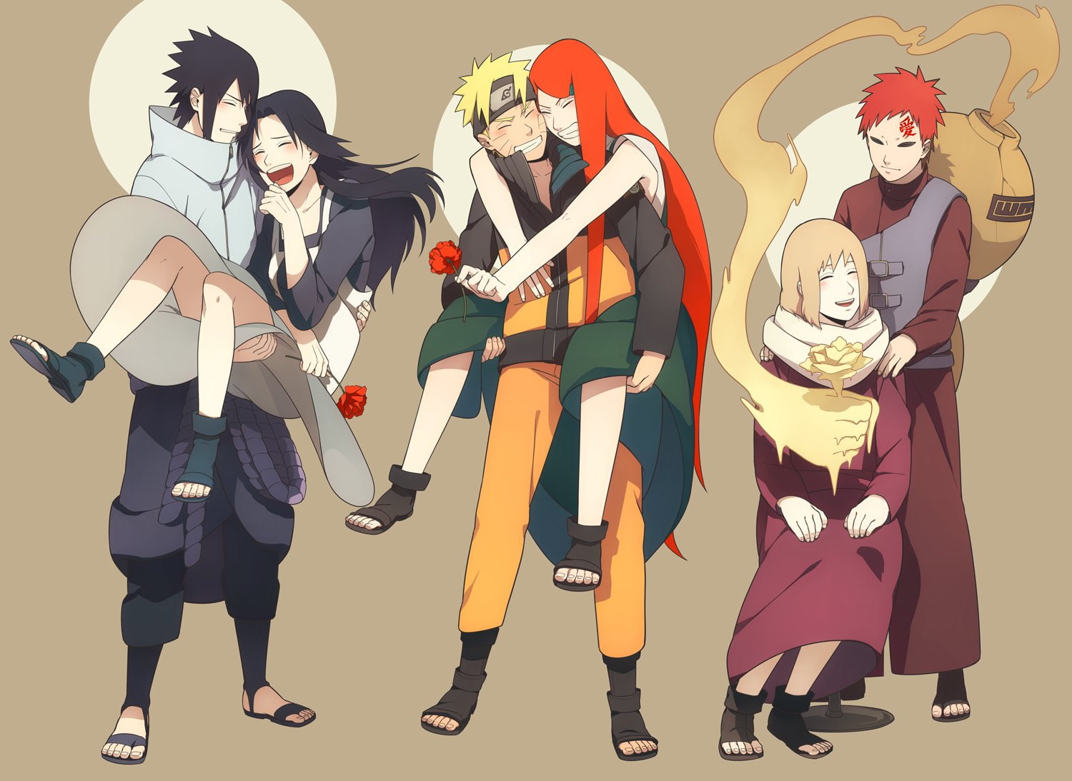 gaara, karura, 720P, naruto, HD Wallpaper