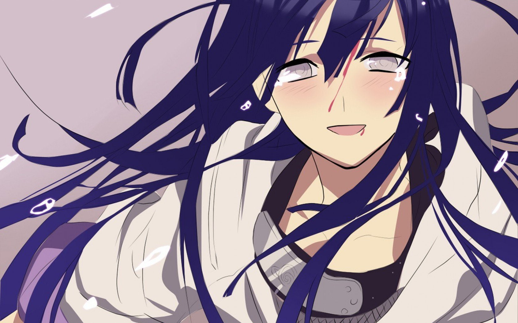girls, hinata, hyuuga, eyes, shippuden, naruto, purple, 720P, anime, HD Wallpaper