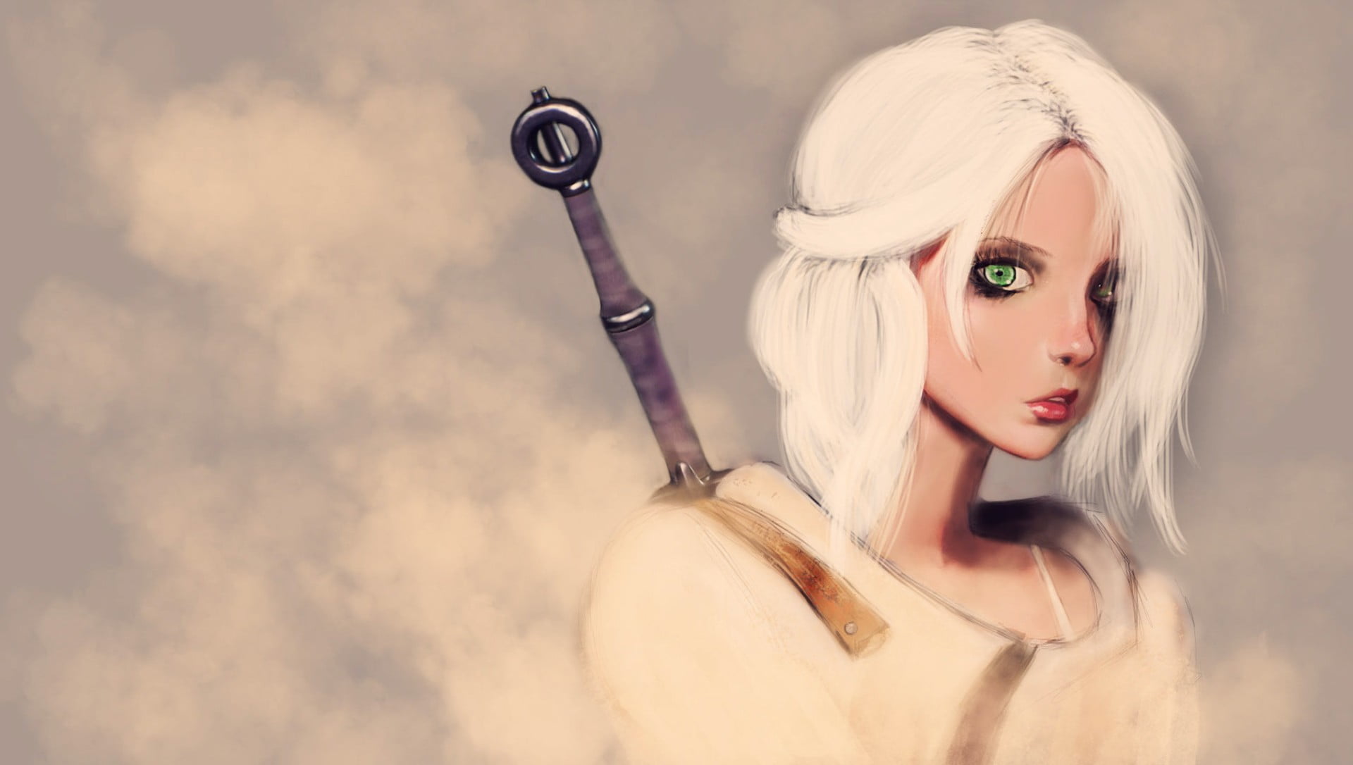 Cirilla Fiona Elen Riannon, young adult, beauty, adult, beautiful people, blond hair, young women, The Witcher 3: Wild Hunt, make-up, females, elegance, HD Wallpaper