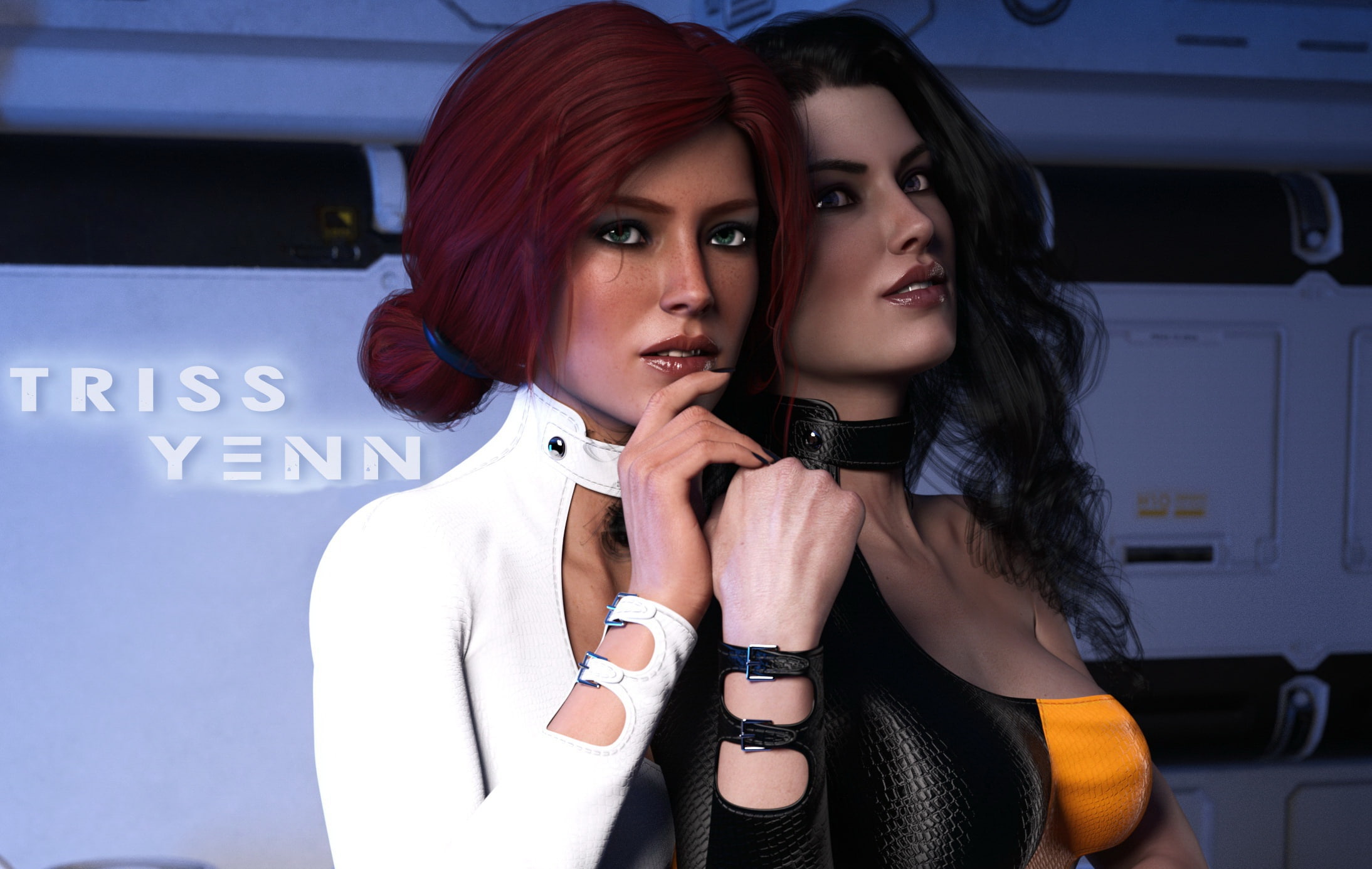 Yennefer of Vengerberg, Yennifer, 1080P, Triss, girls, Yenn, girl, Triss Merigold, red, Jennifer, HD Wallpaper