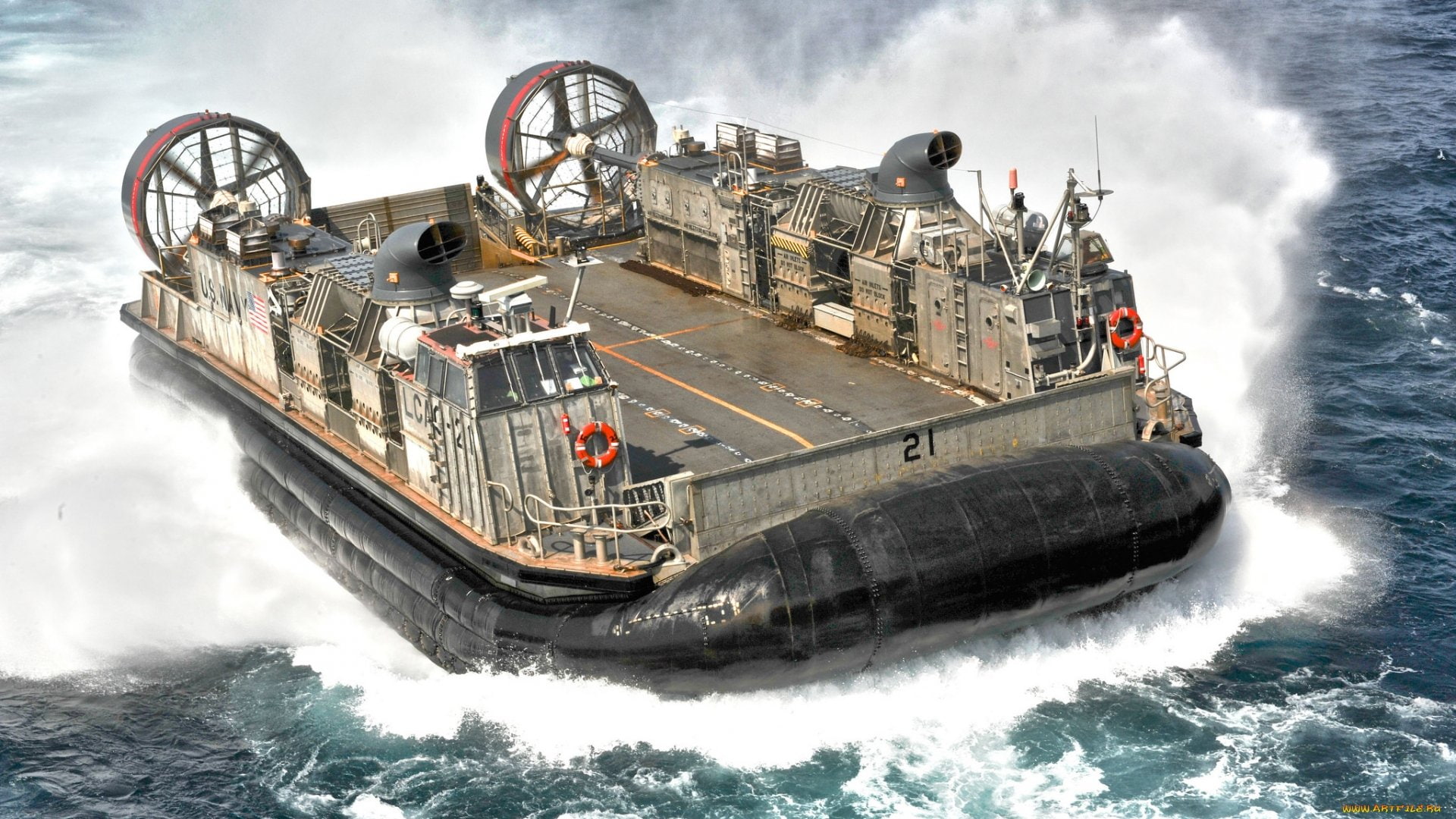 vehicle, 1080P, hovercraft, water, watercraft, HD Wallpaper