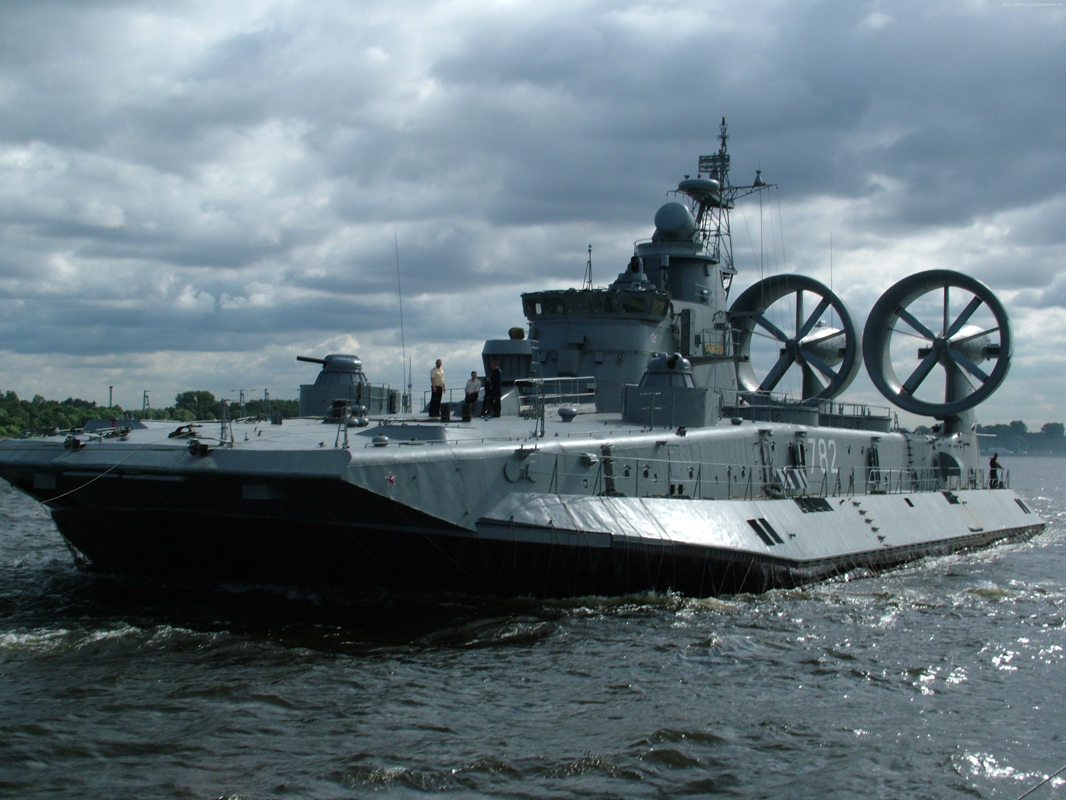Warships, 4K, Hovercraft, HD Wallpaper