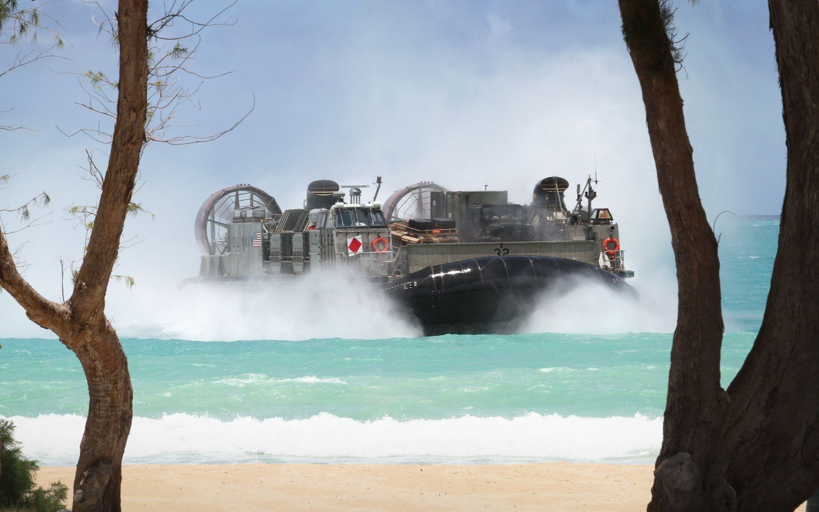 720P, Hovercraft, Warships, HD Wallpaper