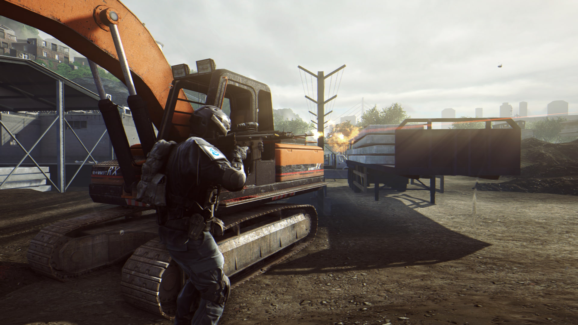 fuel and power generation, transportation, outdoors, industry, Battlefield 4, sky, machinery, working, PC gaming, nature, video games, real people, Ultra Settings, HD Wallpaper